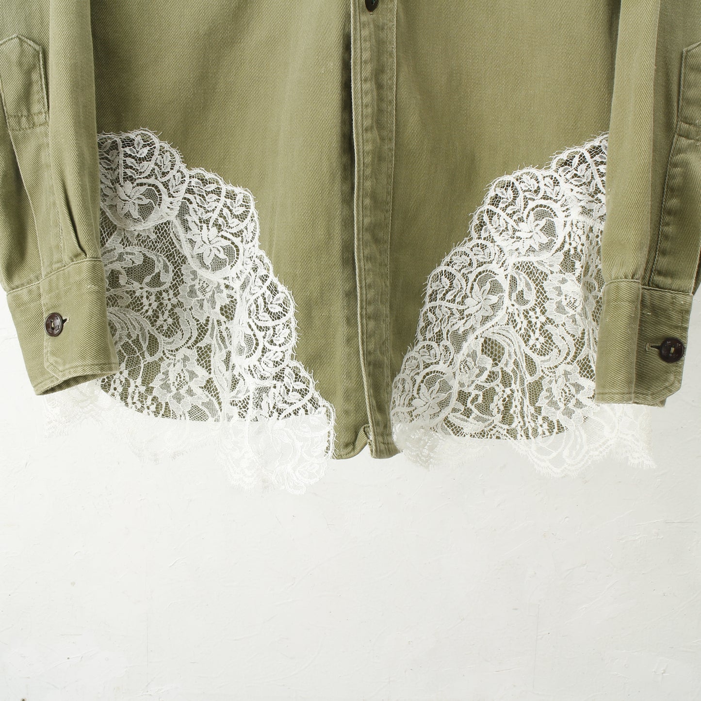 overlace /lace boy scouts shirt