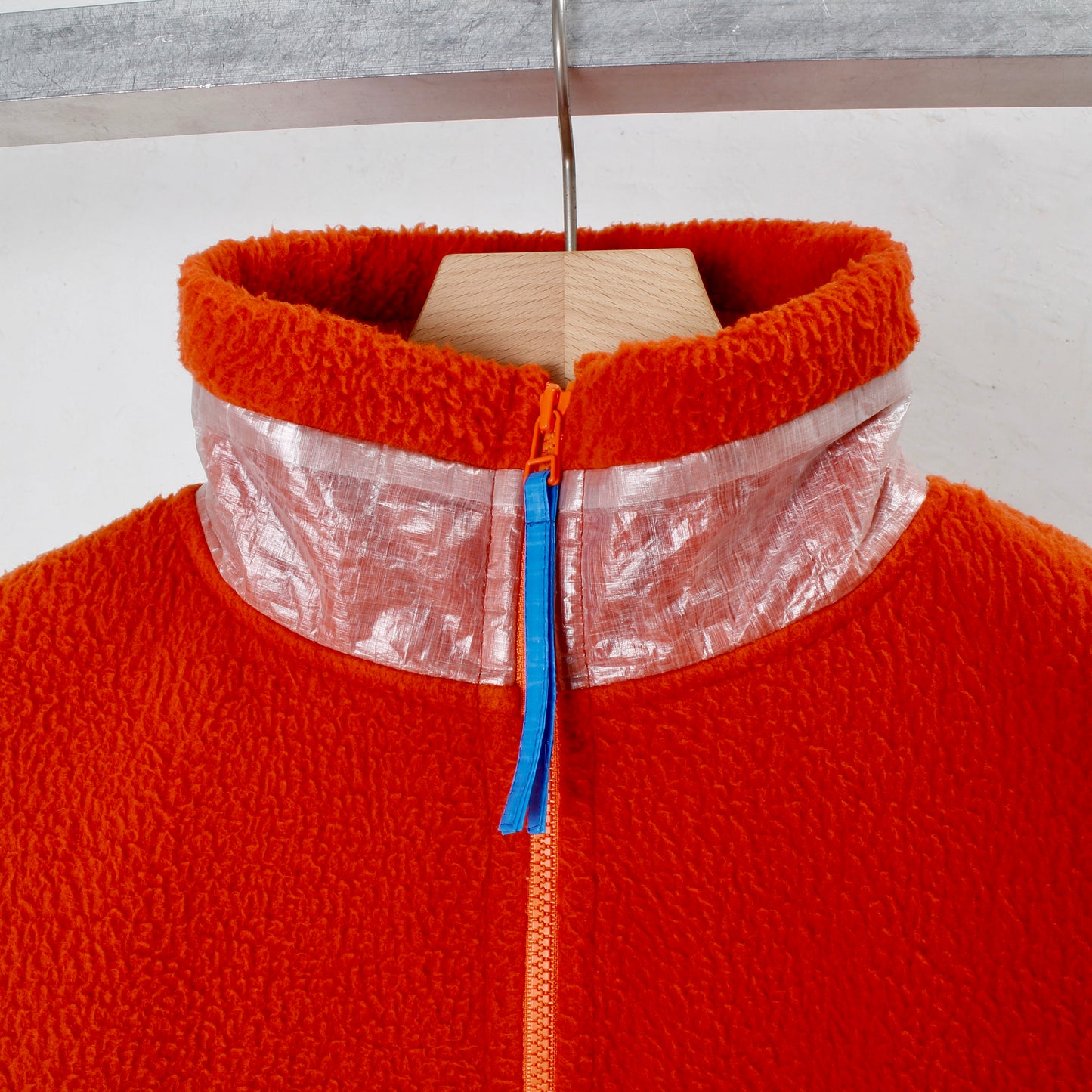 dyneema pocket zip up jacket / orange
