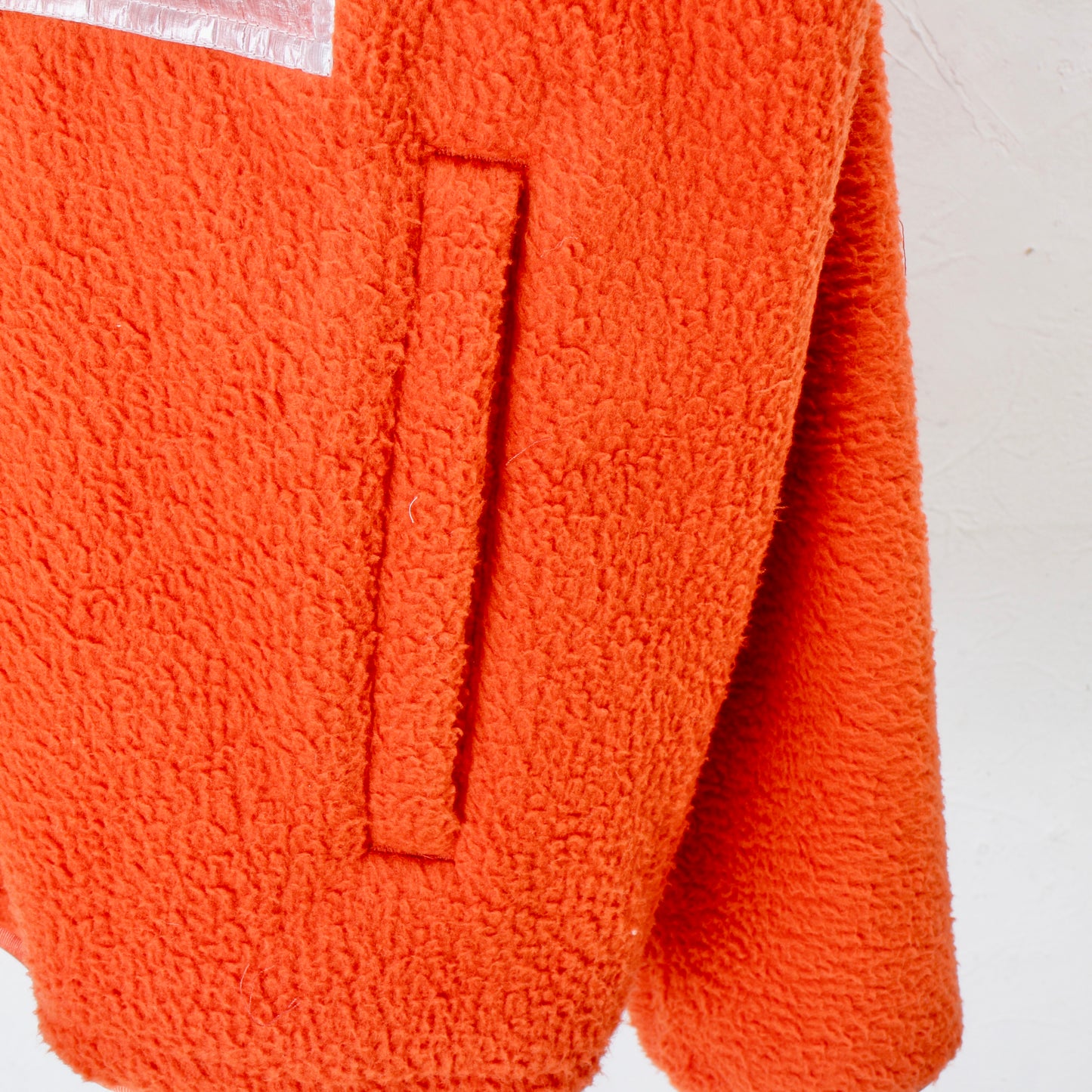 dyneema pocket zip up jacket / orange