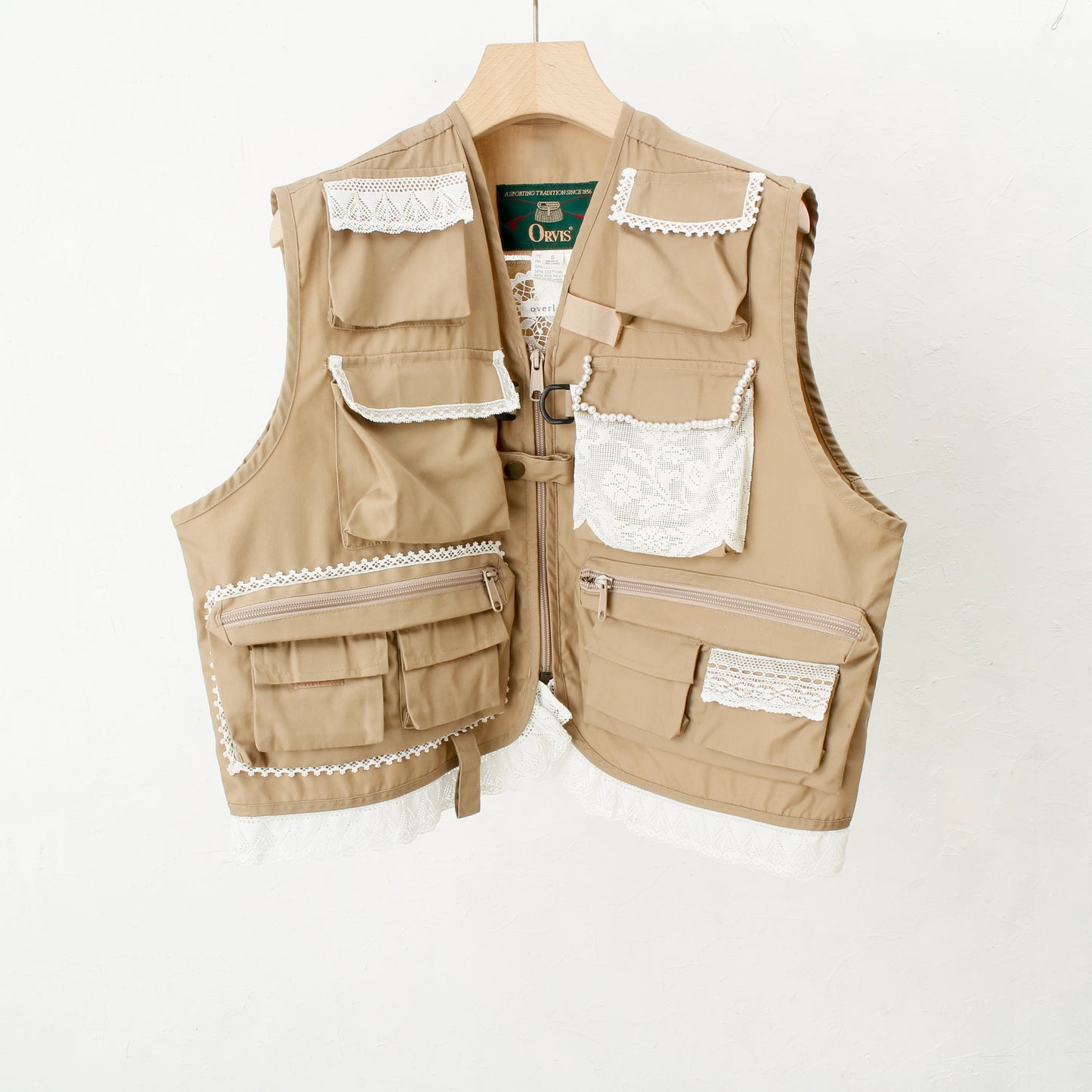overlace /lace fishing vest