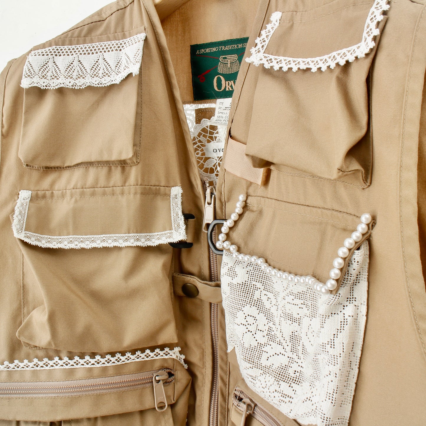overlace /lace fishing vest