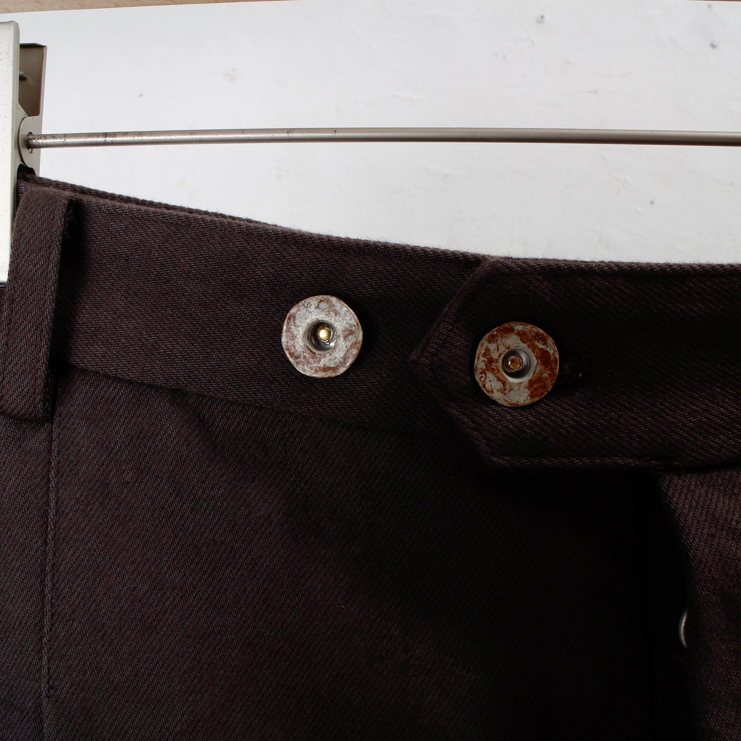 Uzu wide twill pants / plain