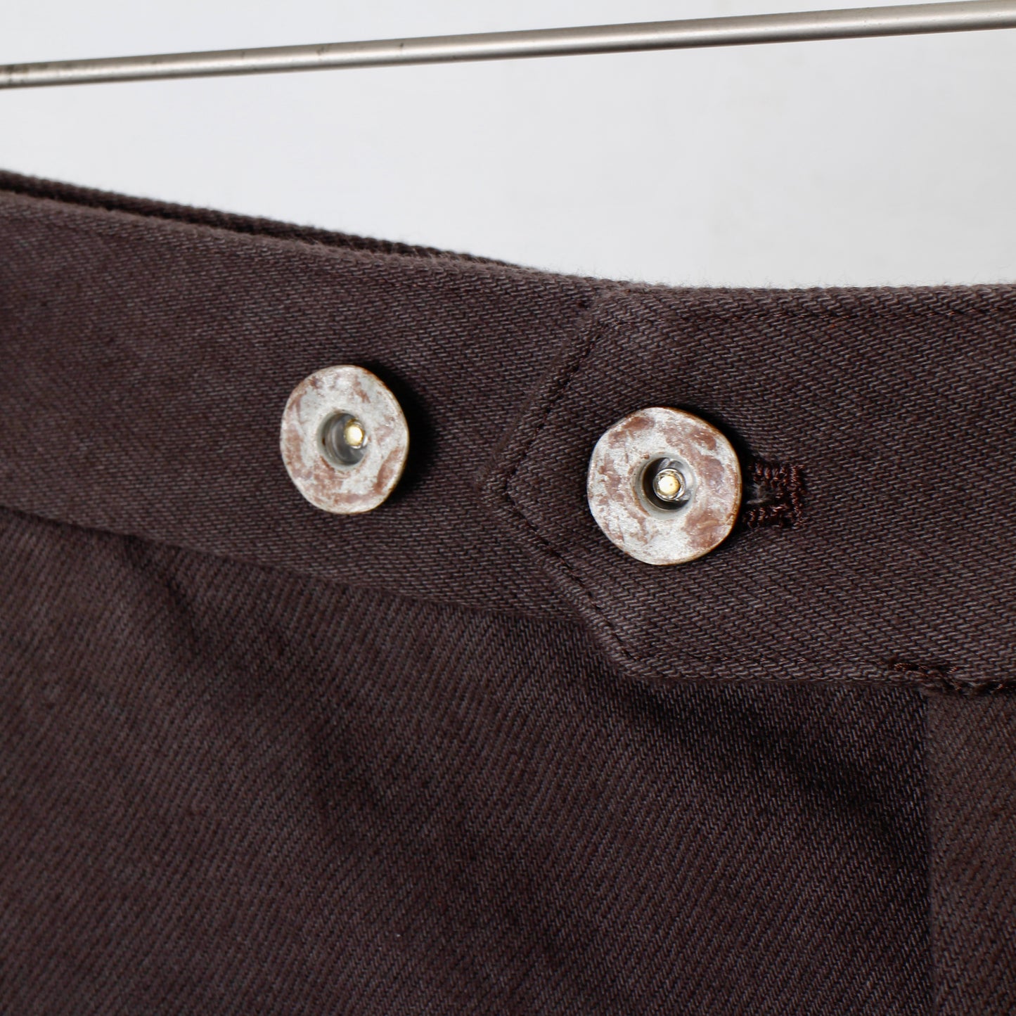 Uzu wide twill pants / plain