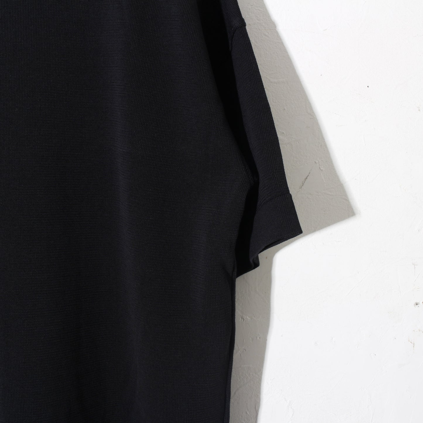 Plating Gima Cotton Halfsleeve Pullover / black