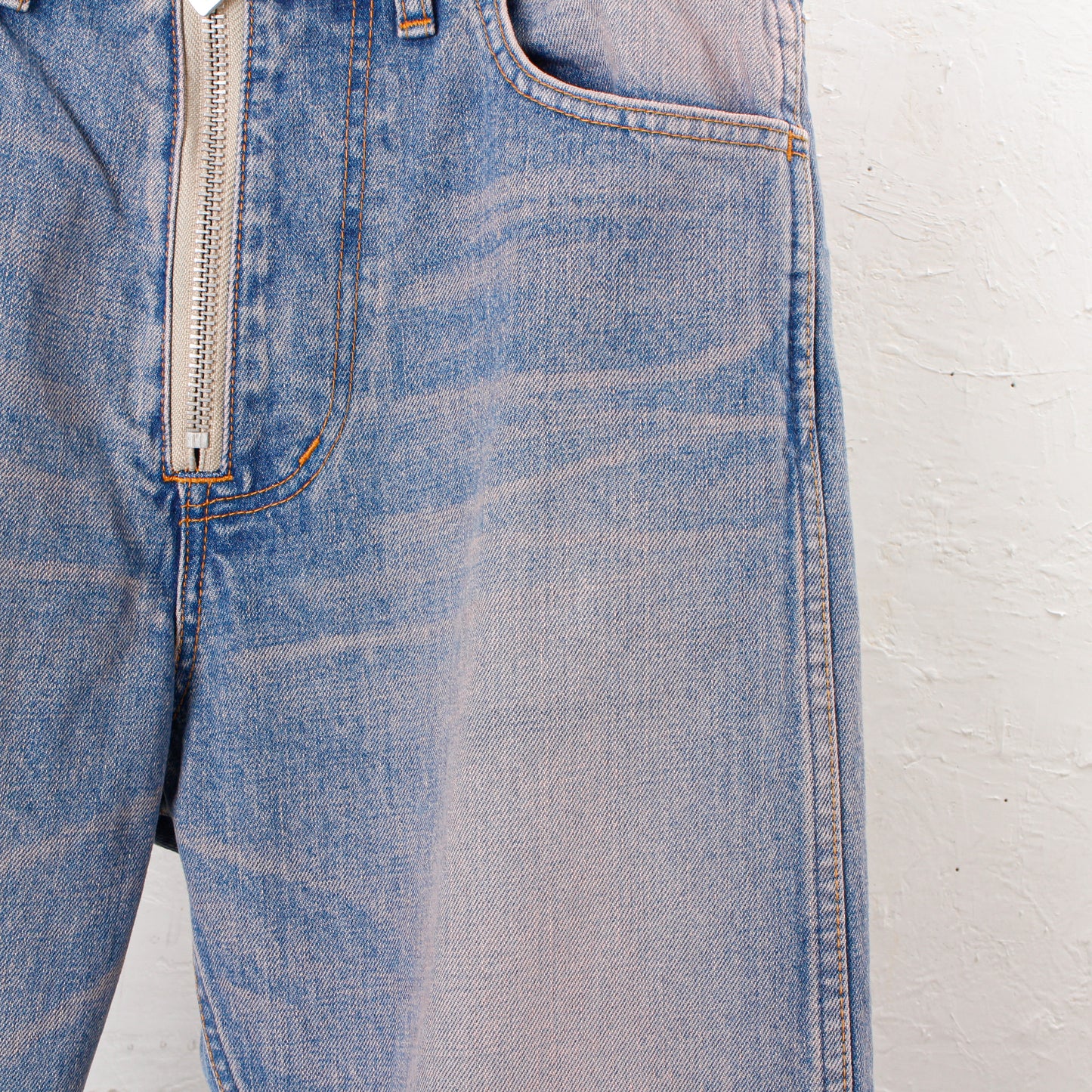 "MASUBOYS" STRAIGHT JEANS (OVER DYE) / PINK INDIGO