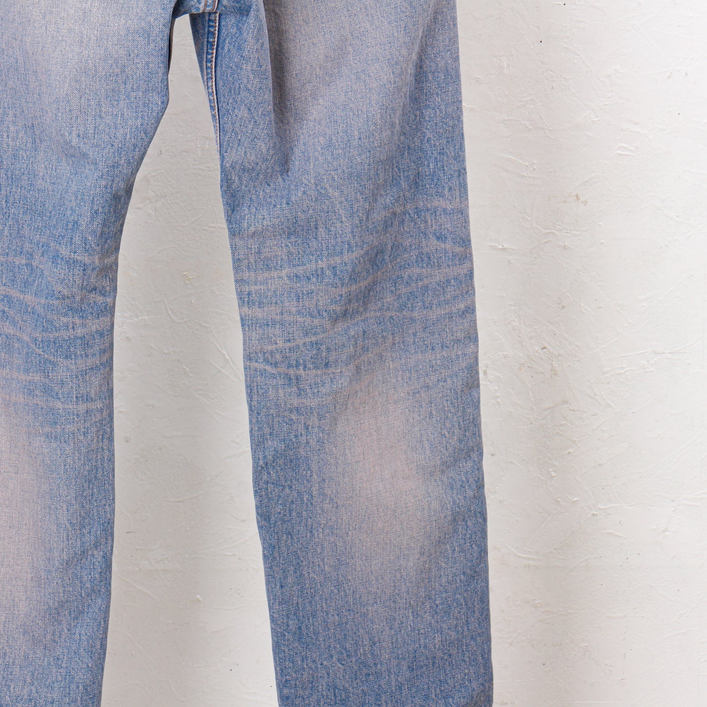 "MASUBOYS" STRAIGHT JEANS (OVER DYE) / PINK INDIGO