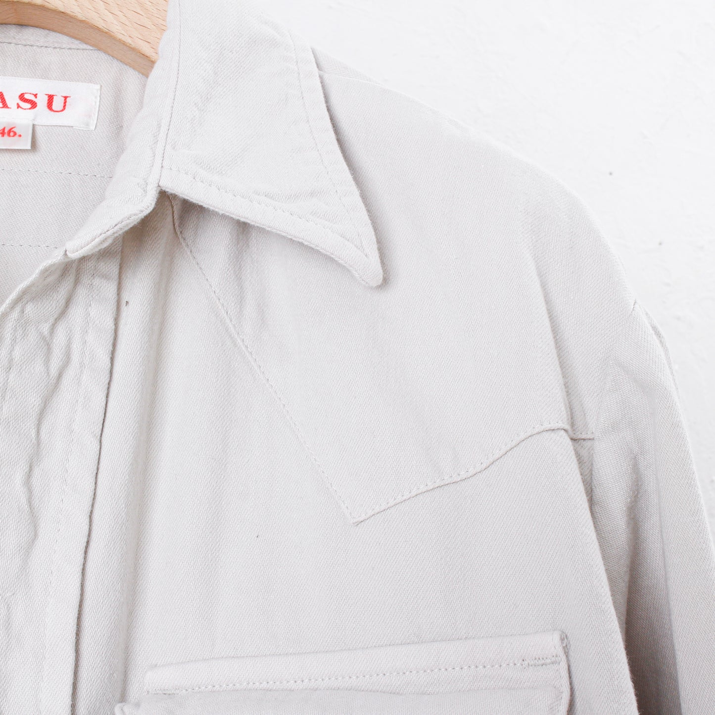 "MASUBOYS" WESTERN SHIRT (GARMENT DYE) / SAND