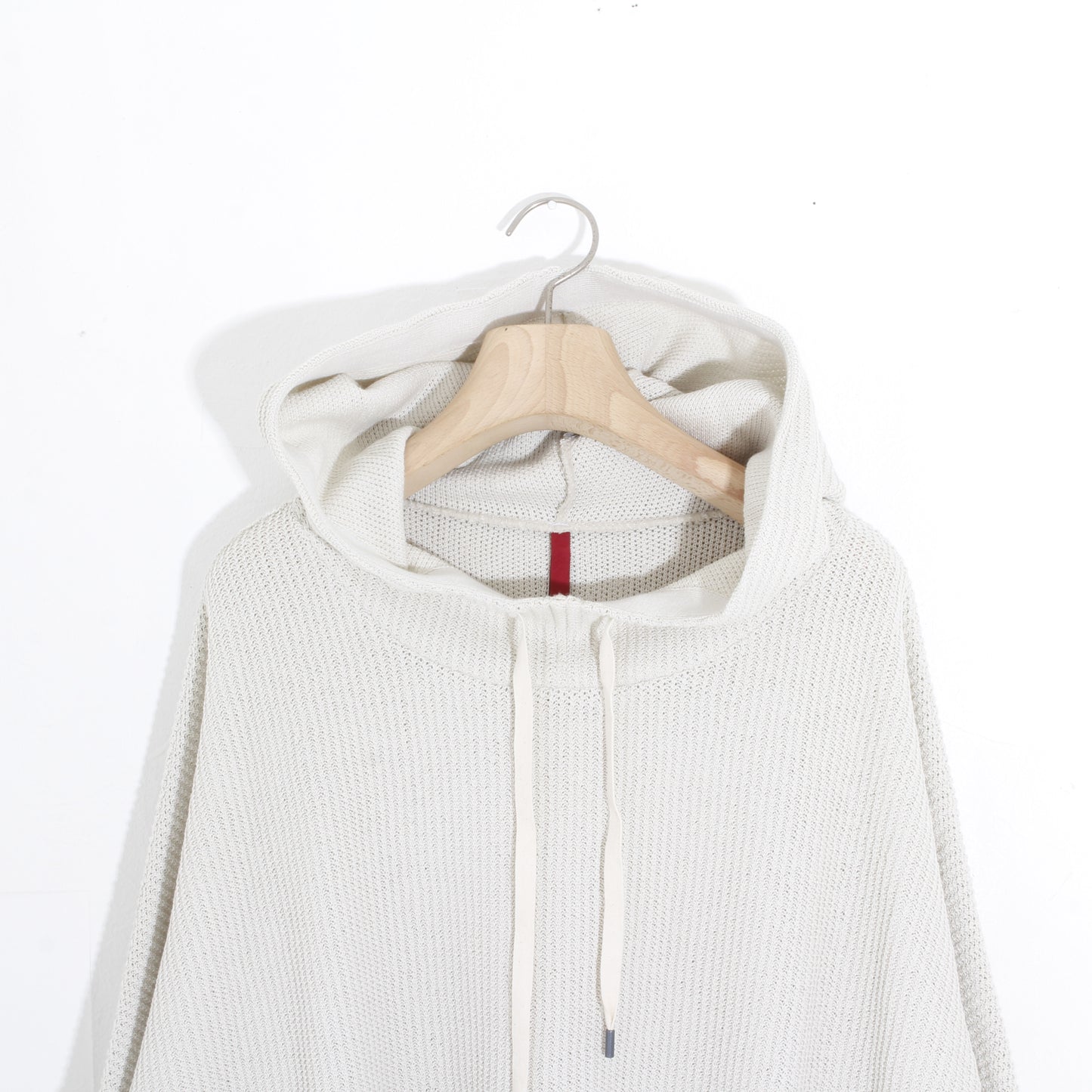 Cotton coarsely hoody /offwhite