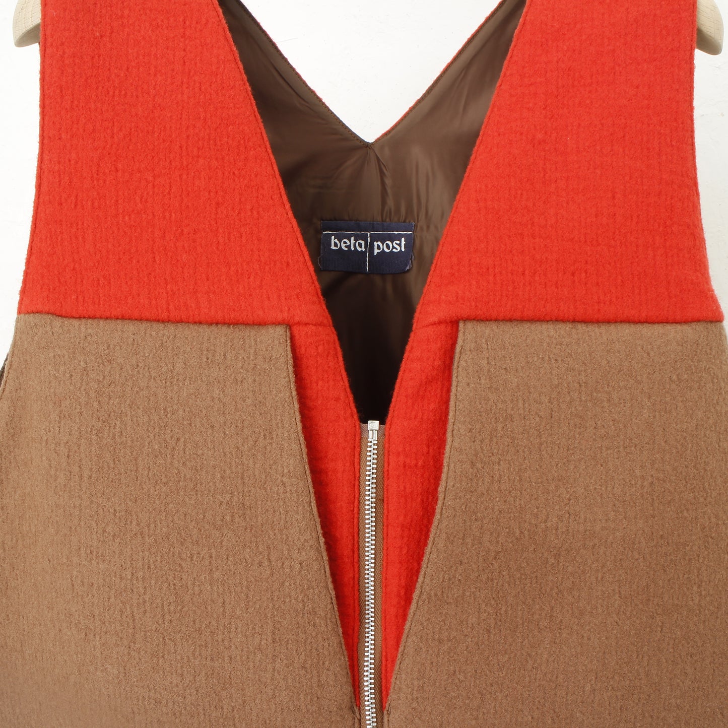 vestbag / beige×orange