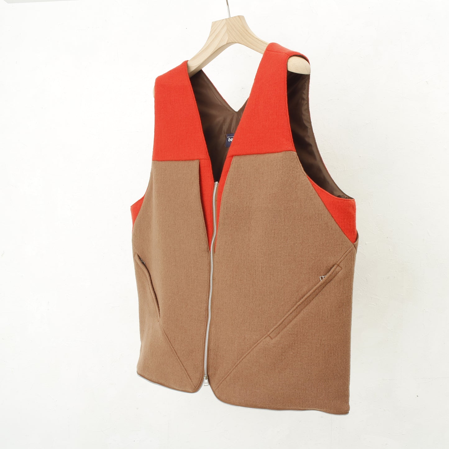 vestbag / beige×orange