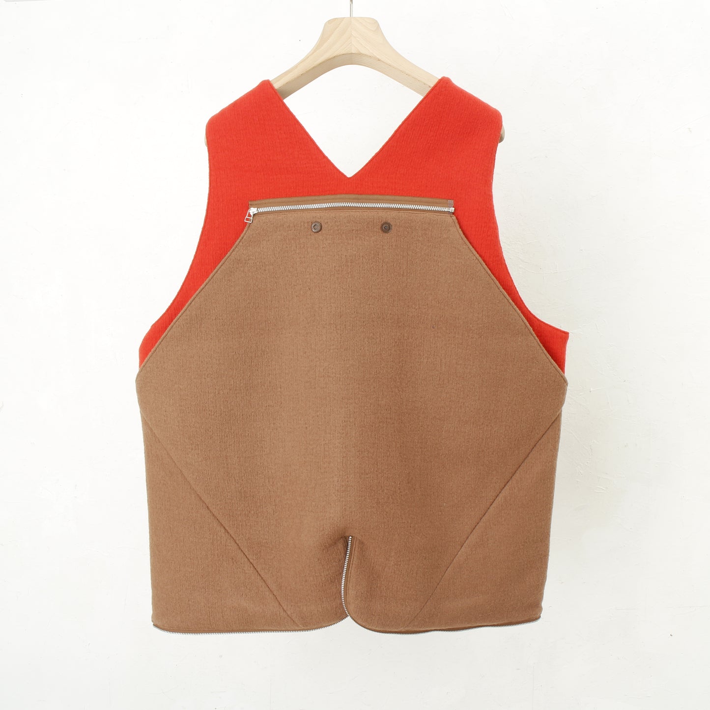 vestbag / beige×orange