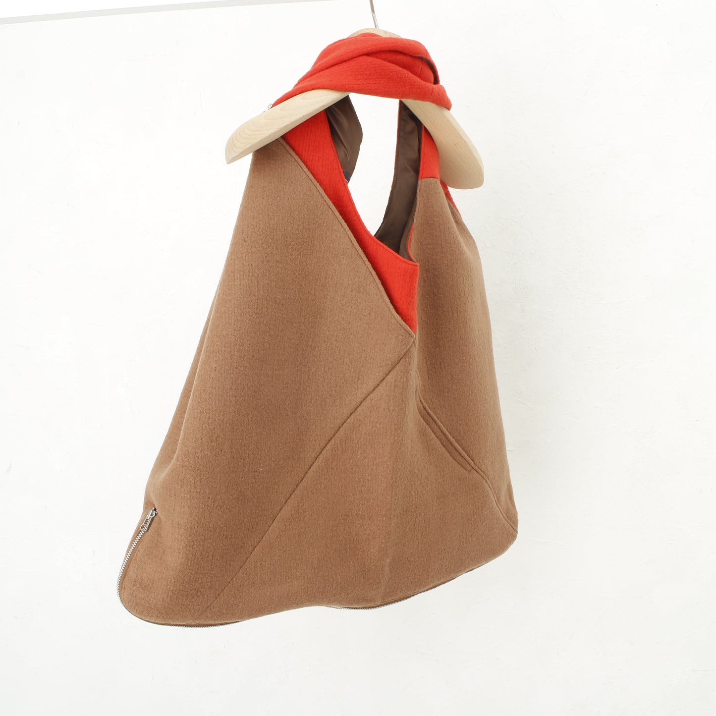 vestbag / beige×orange