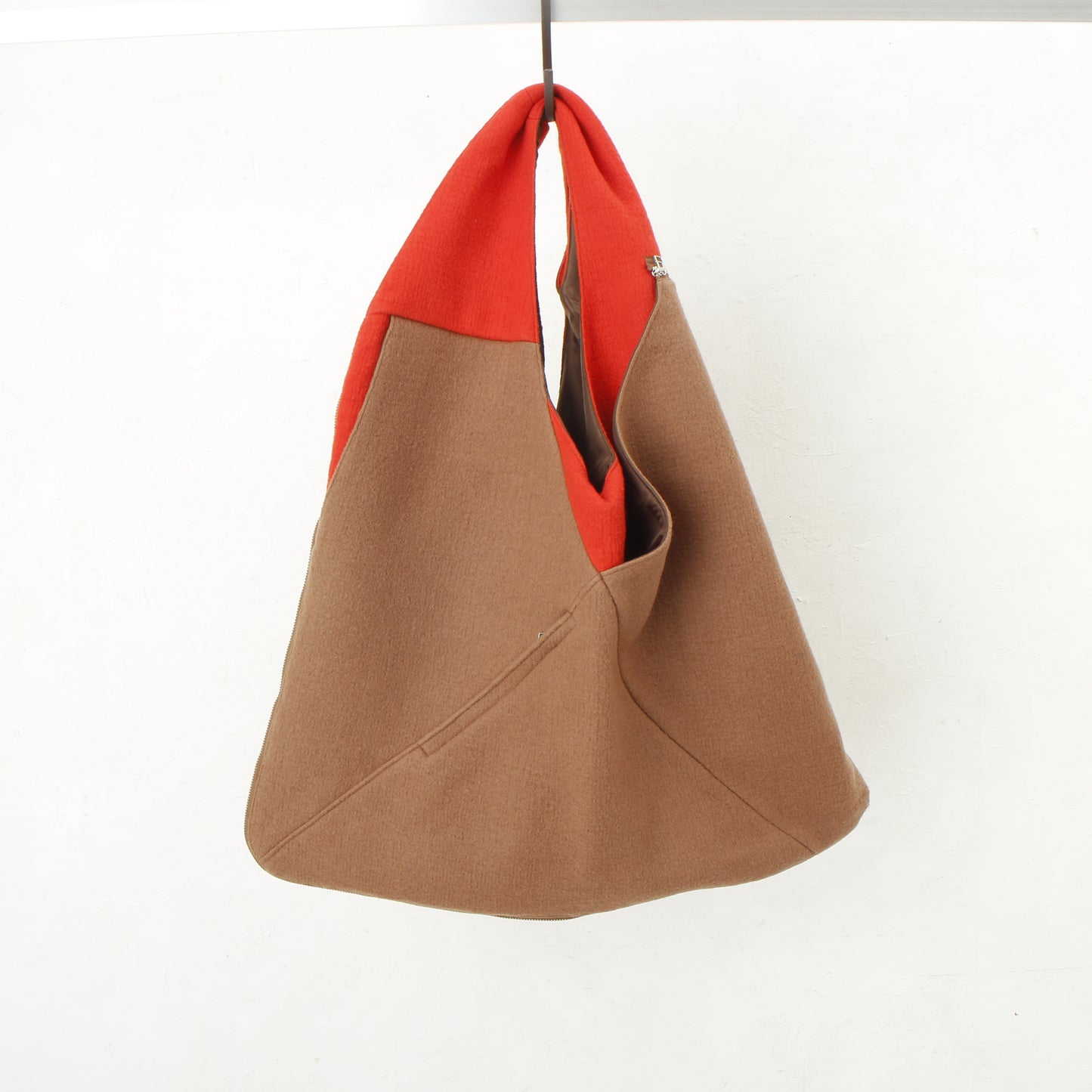vestbag / beige×orange
