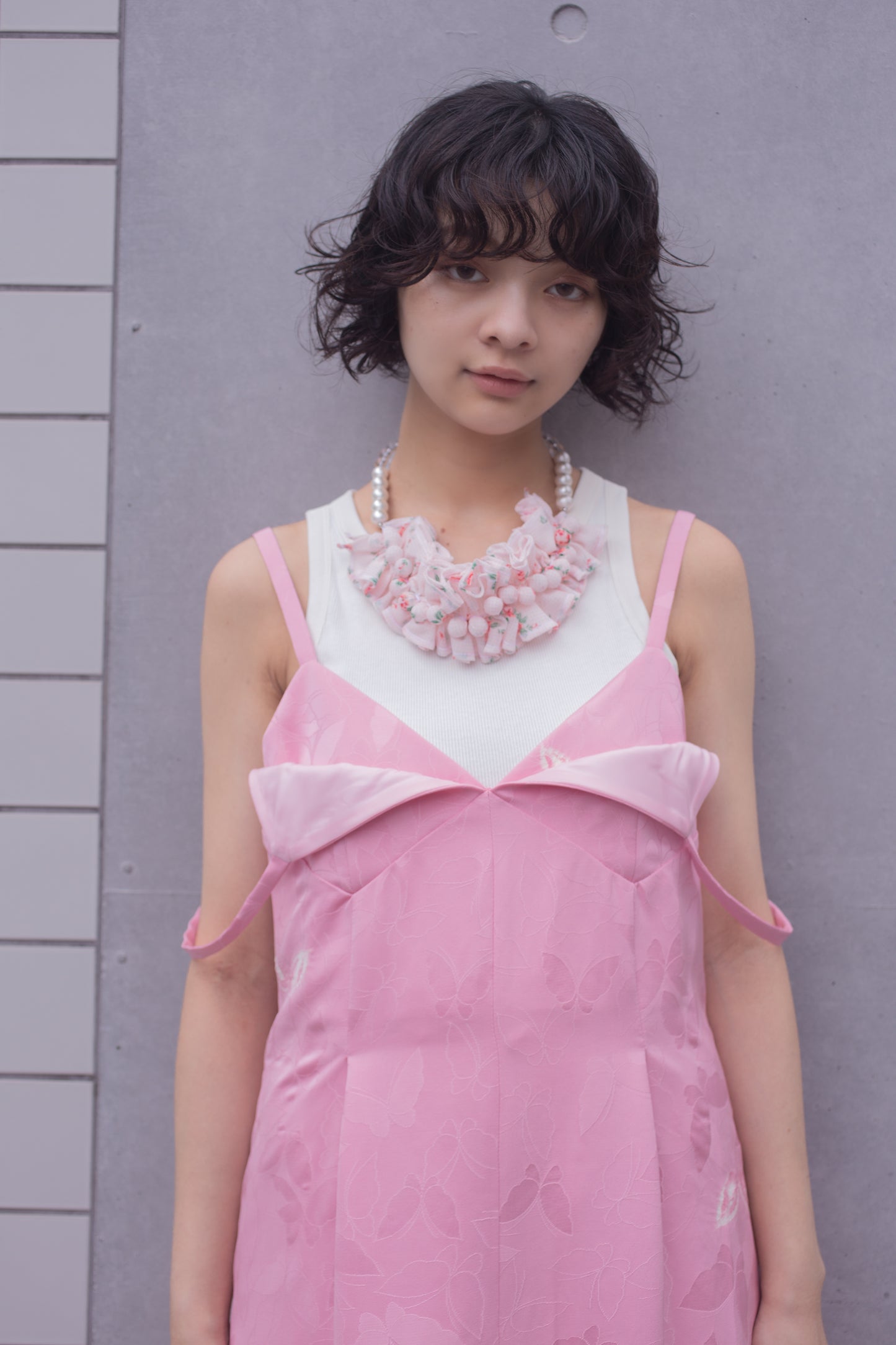 natsumi osawa/shibori friil necklace