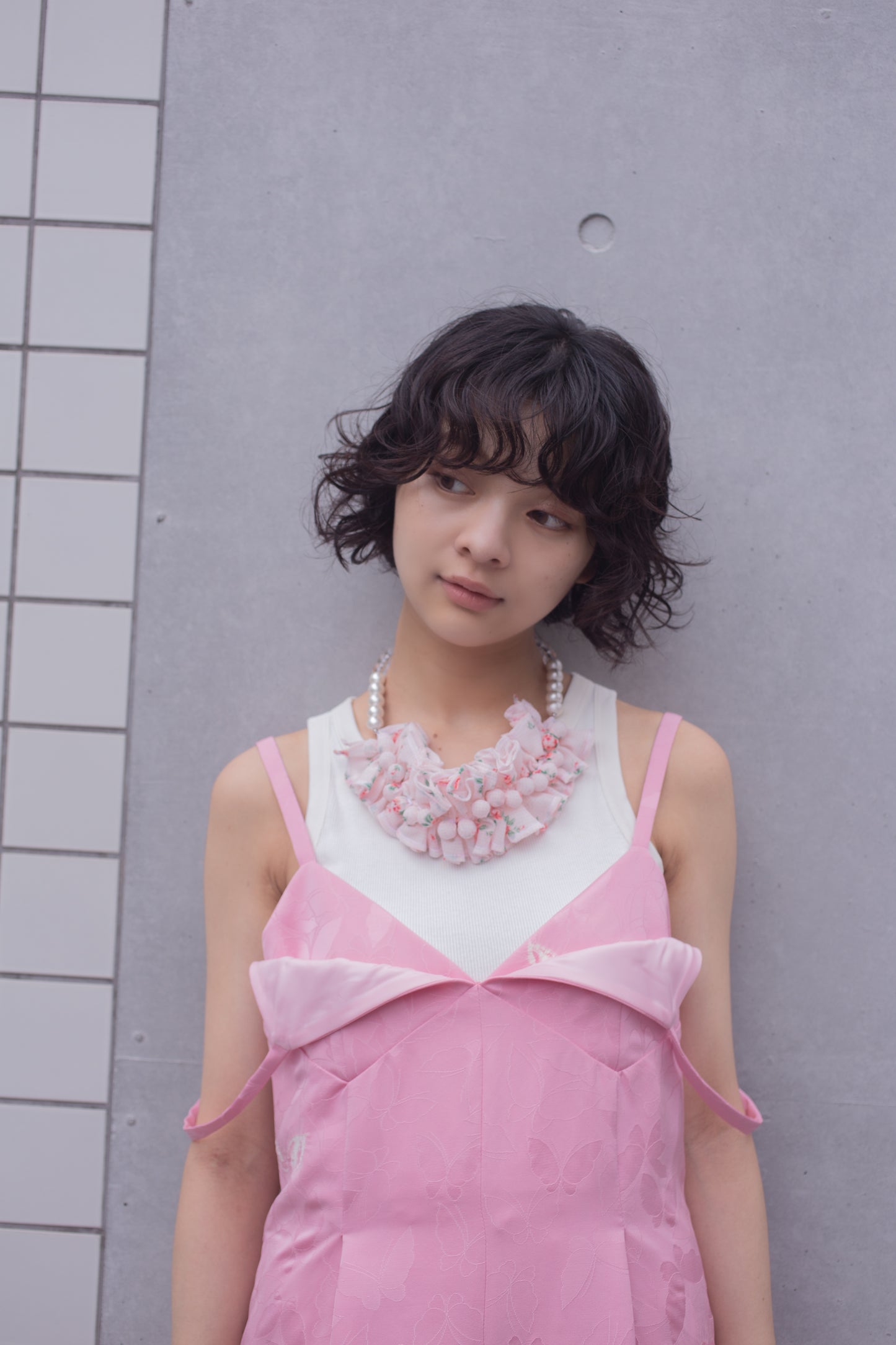 natsumi osawa/shibori friil necklace