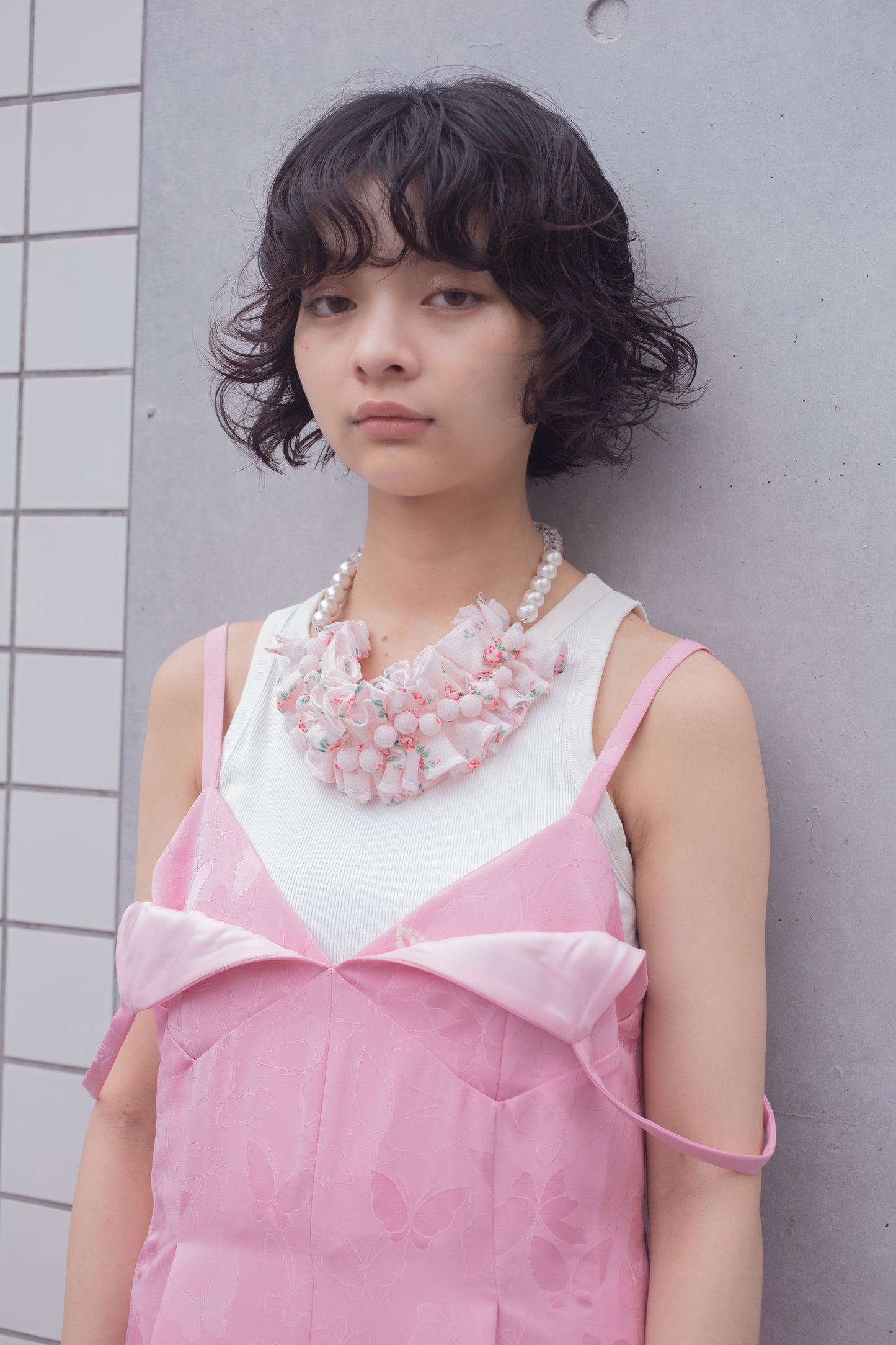 natsumi osawa/shibori friil necklace