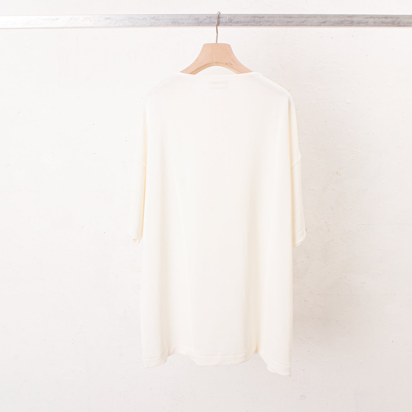 ten button short sleeve shirt / natural