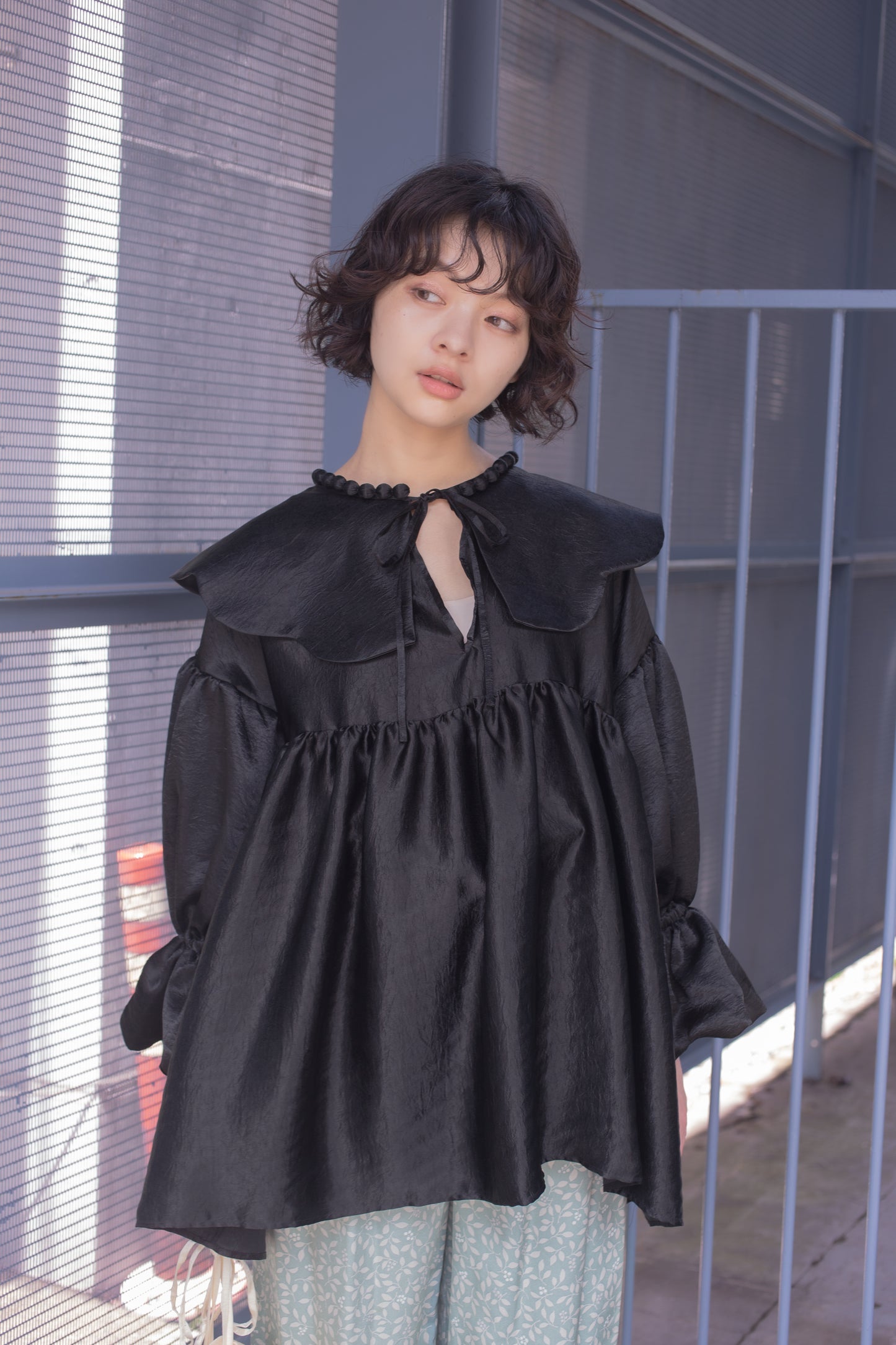 【custom order】natsumi osawa/pearl scalloped tunic※受注商品となります/9月2日(火)22:00締切となります