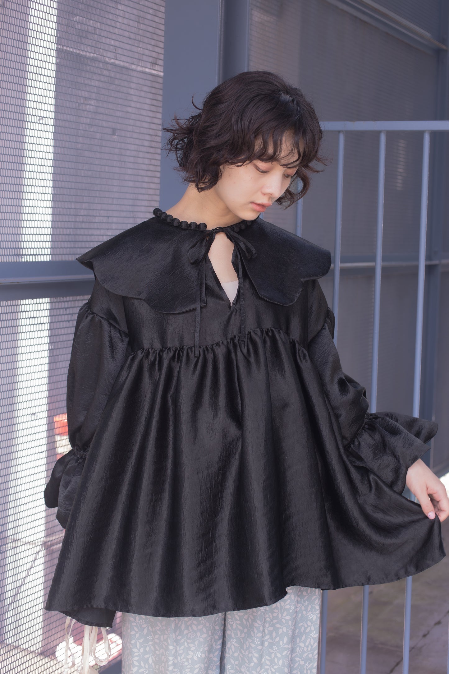 【custom order】natsumi osawa/pearl scalloped tunic※受注商品となります/9月2日(火)22:00締切となります