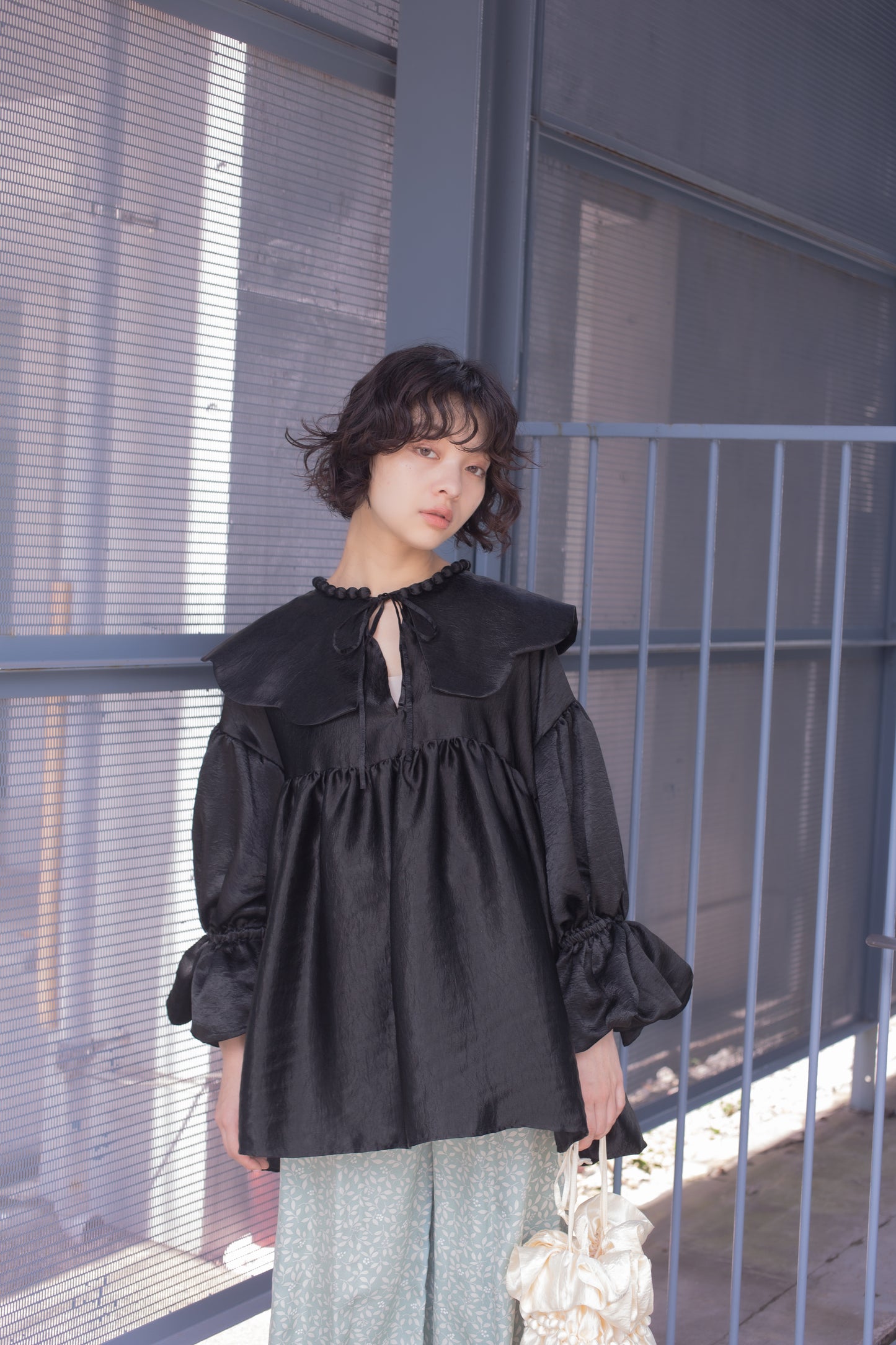 【custom order】natsumi osawa/pearl scalloped tunic※受注商品となります/9月2日(火)22:00締切となります