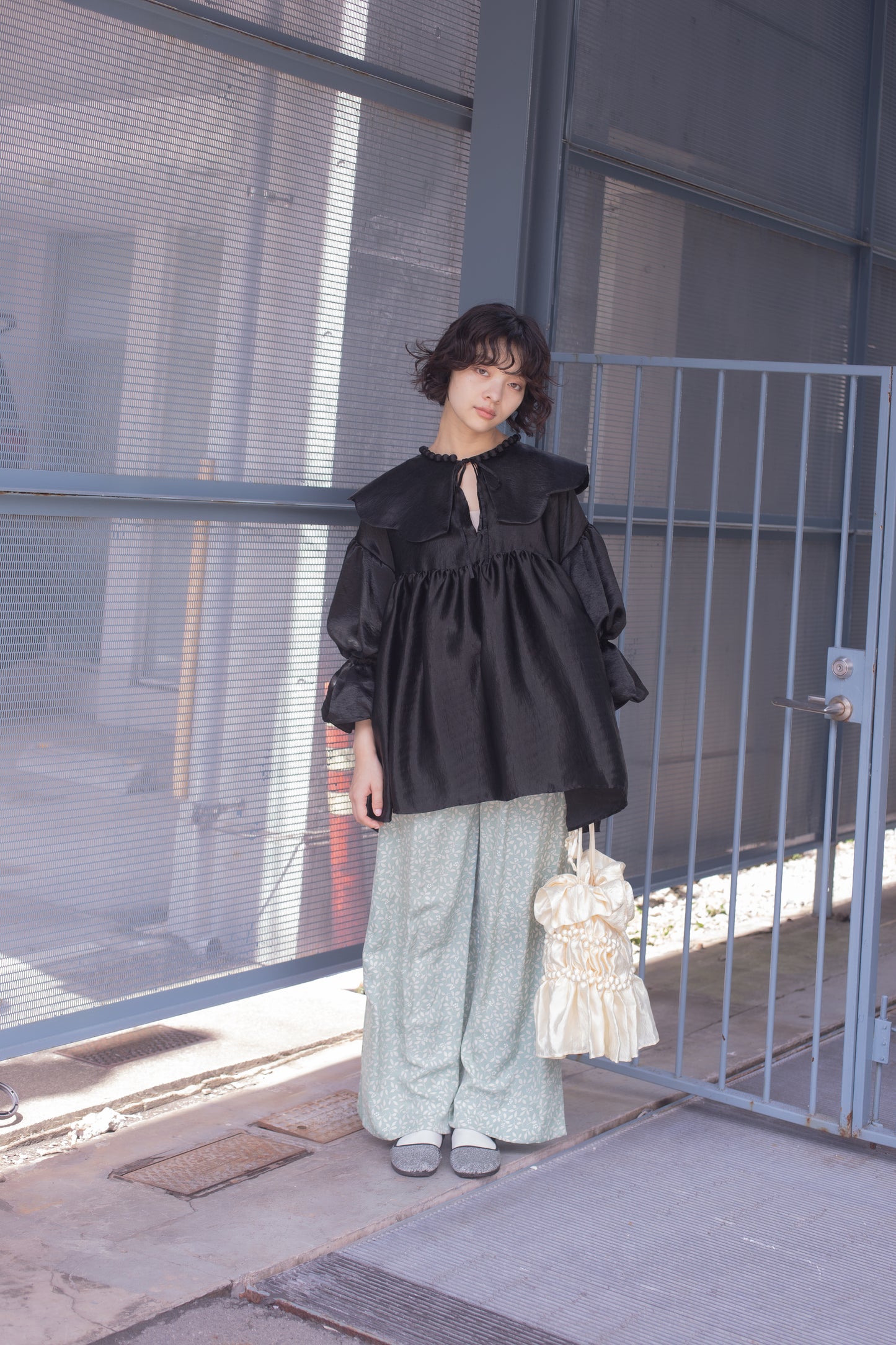 【custom order】natsumi osawa/pearl scalloped tunic※受注商品となります/9月2日(火)22:00締切となります