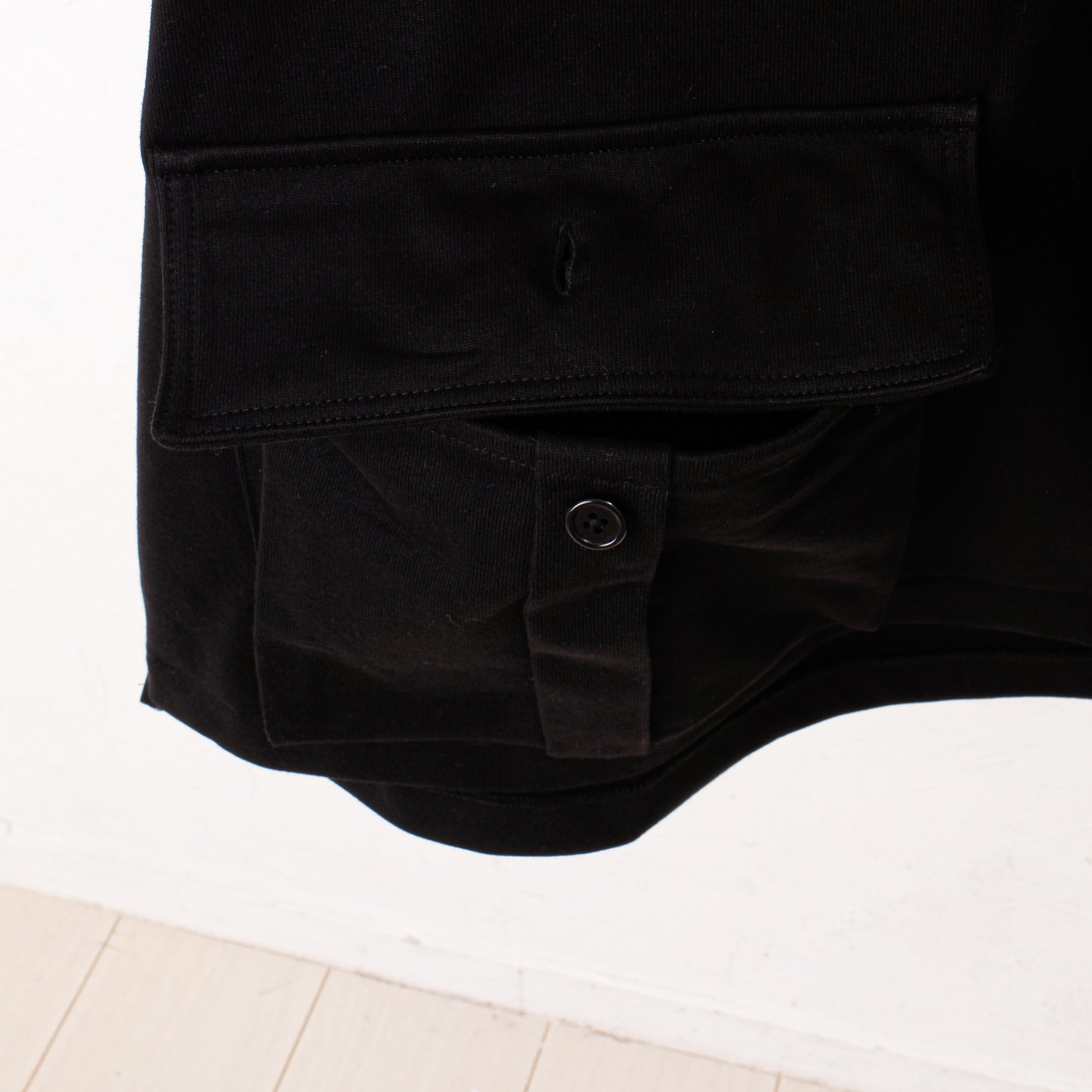 Heavy cotton pocket Tee / black