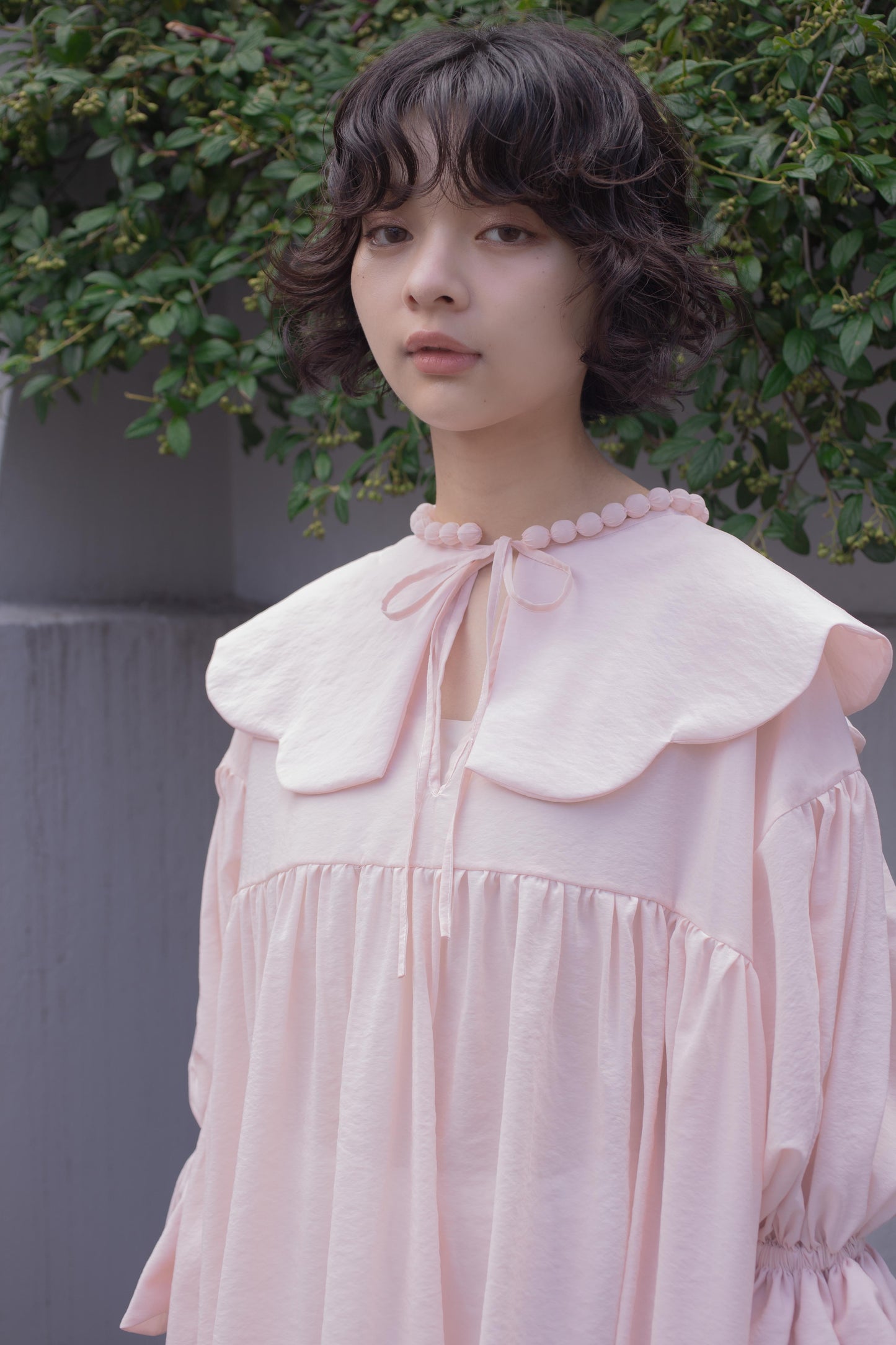 【custom order】natsumi osawa/pearl scalloped tunic※受注商品となります/9月2日(火)22:00締切となります