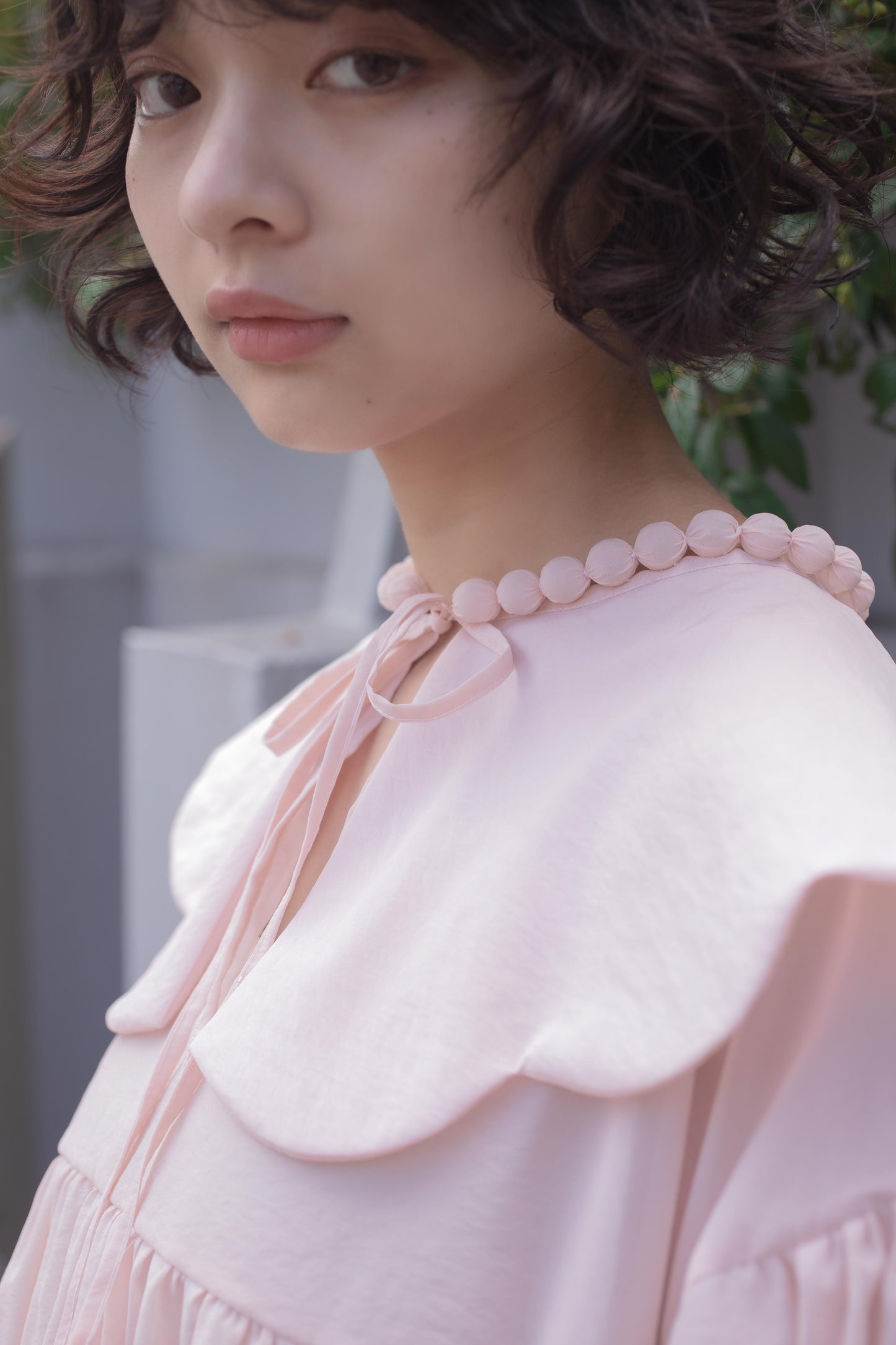 【custom order】natsumi osawa/pearl scalloped tunic※受注商品となります/9月2日(火)22:00締切となります