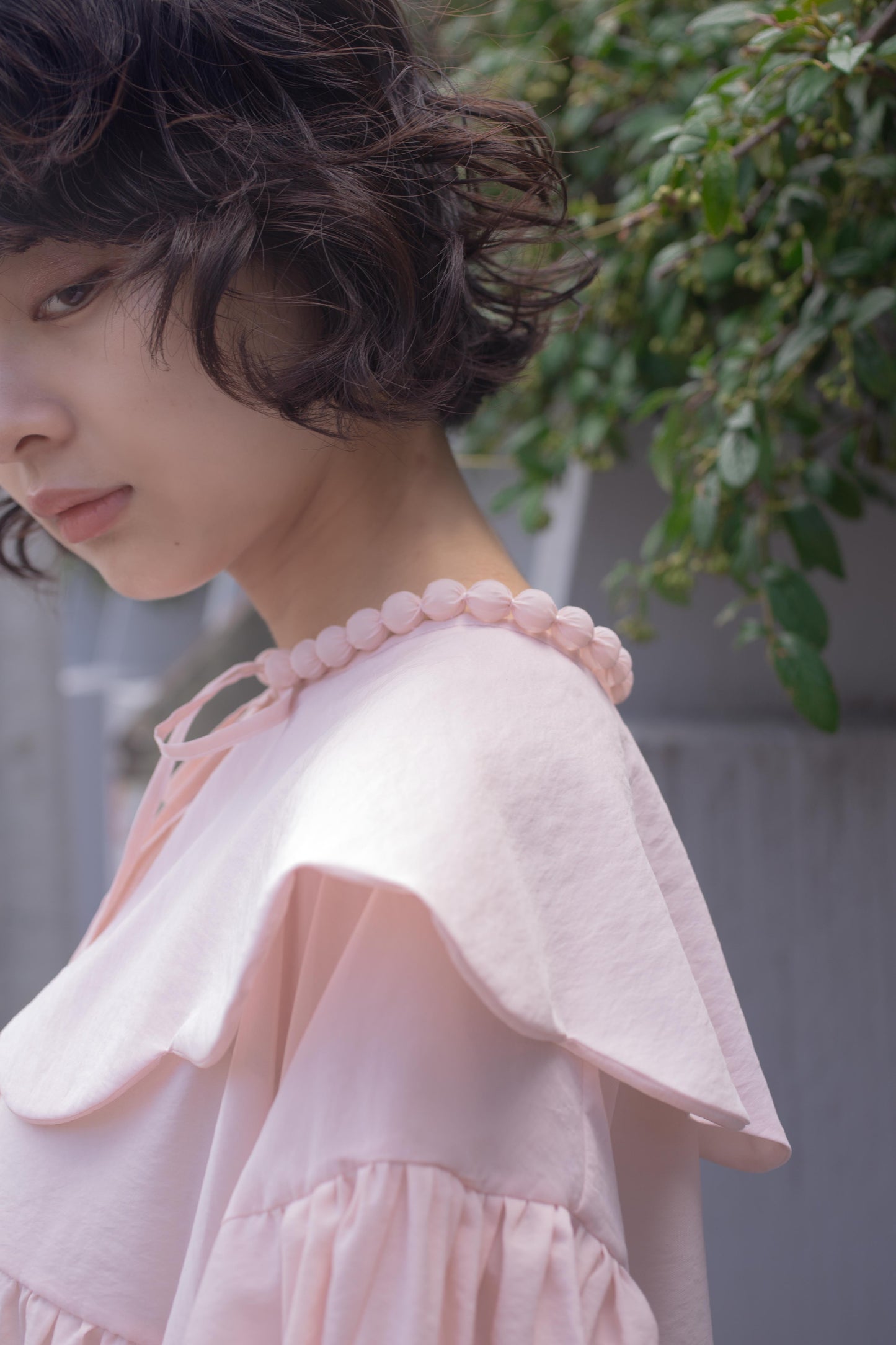 【custom order】natsumi osawa/pearl scalloped tunic※受注商品となります/9月2日(火)22:00締切となります