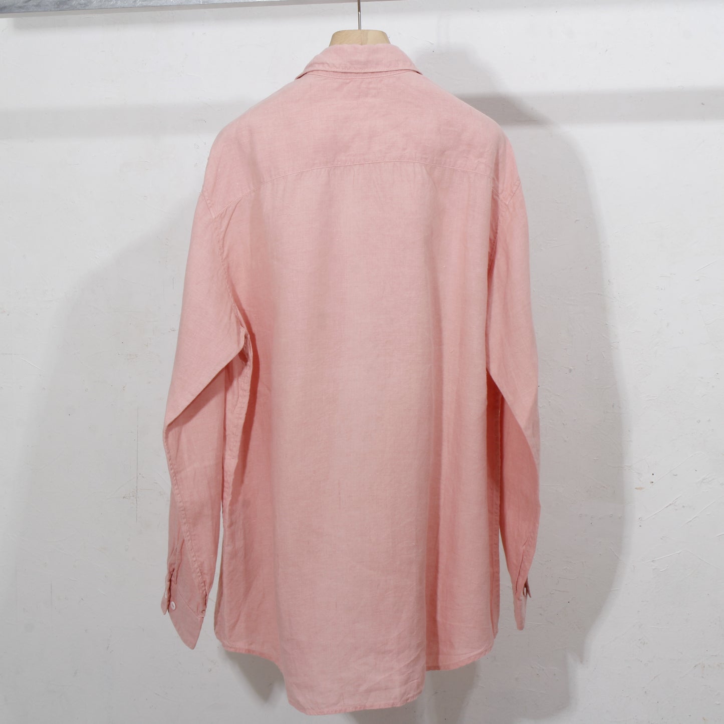 大麻シャツ大(草木染)/ 茜