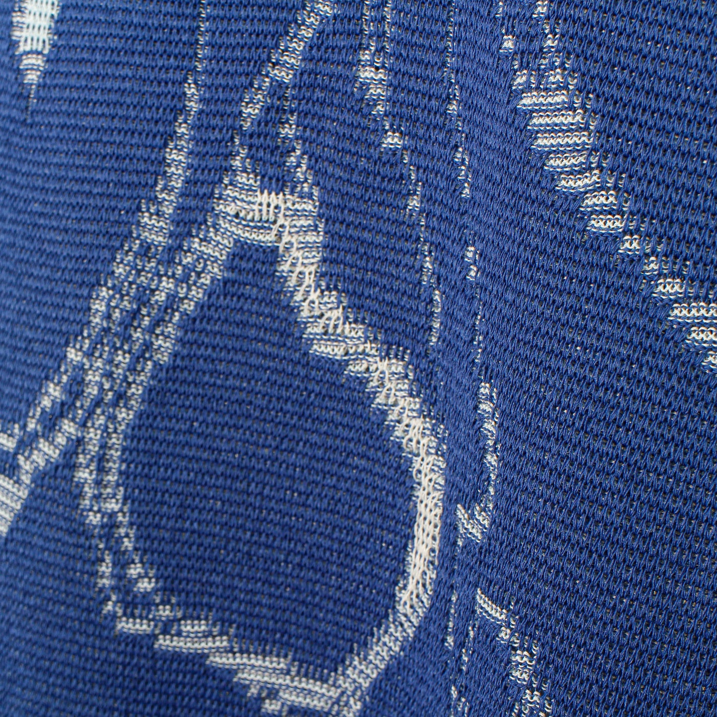 "Bionic Aurora" jacquard sweater / blue