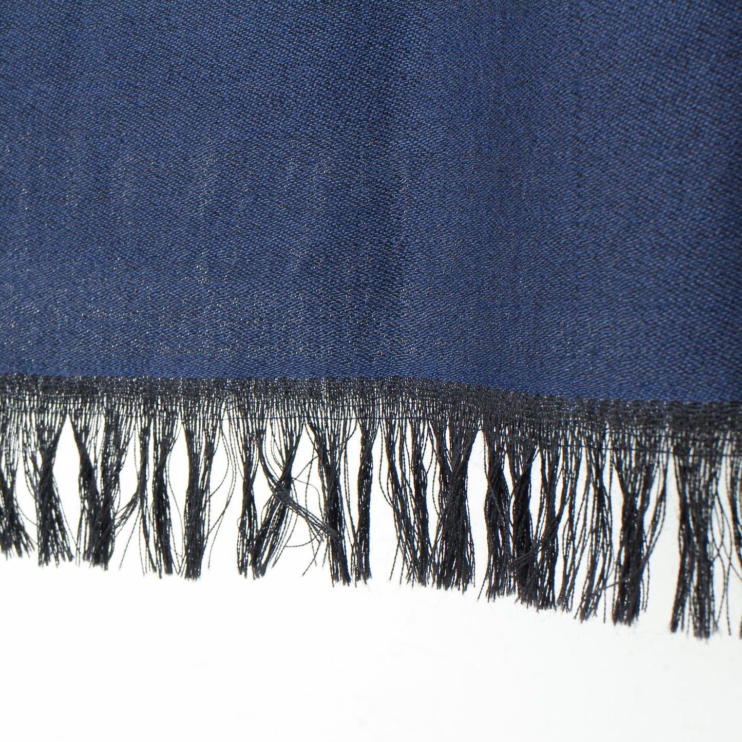 Tibetan Paisley Wool Stole / blue