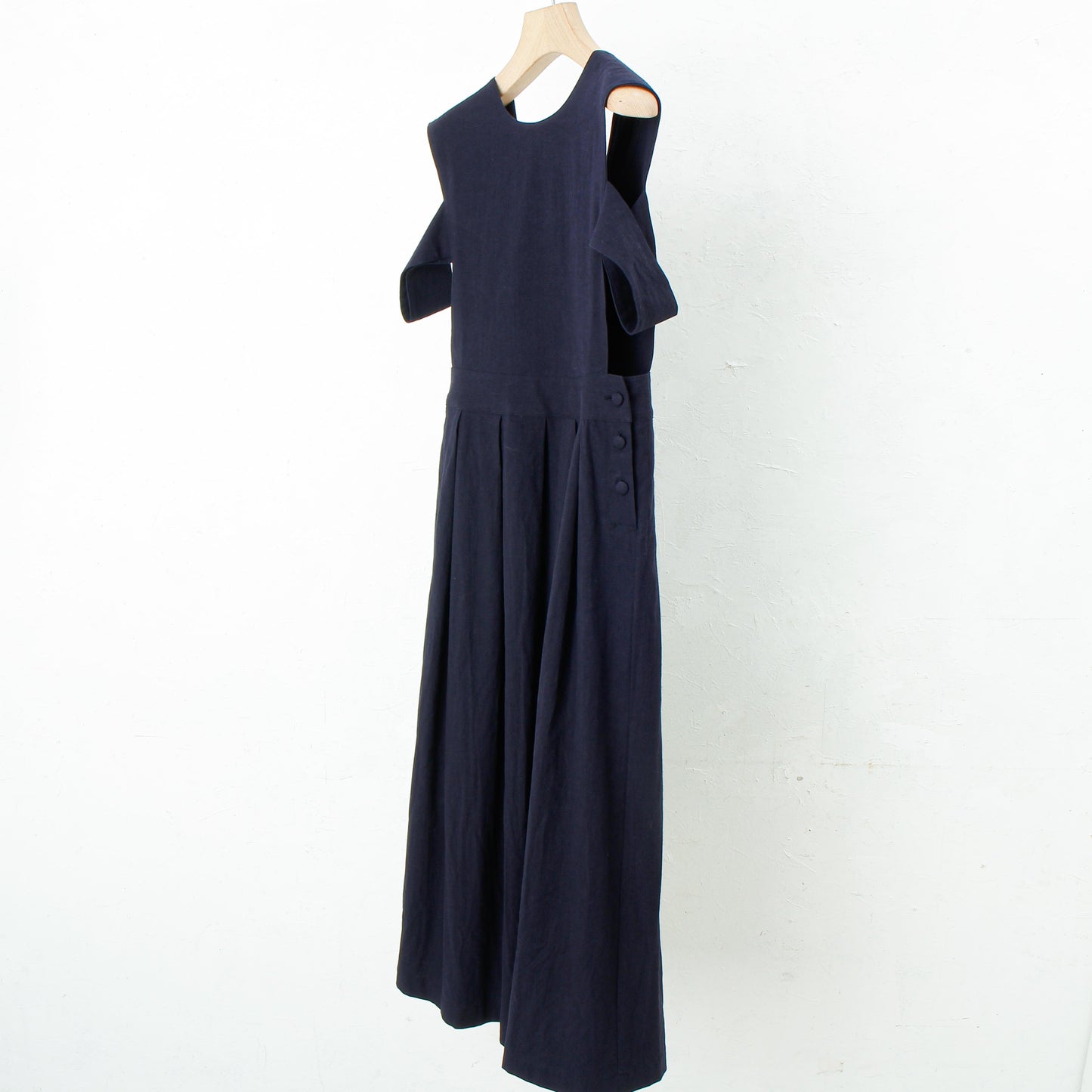 暮chic / 背りぼんワンピース / navy