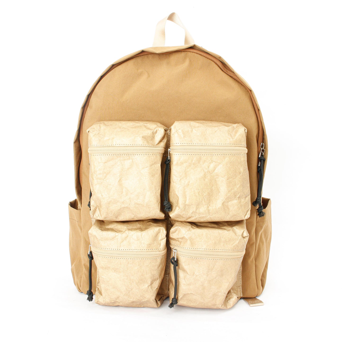 multi pocket suspension backpack / camel