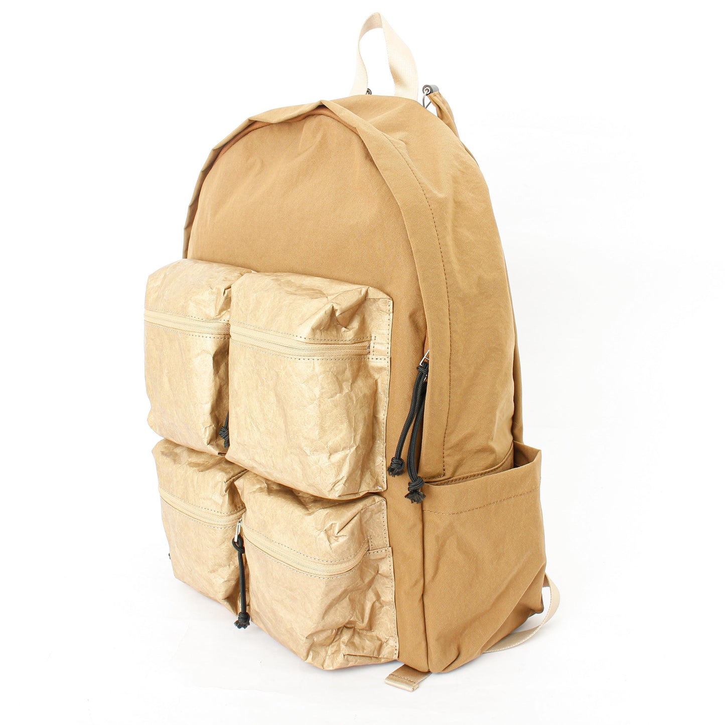 multi pocket suspension backpack / camel