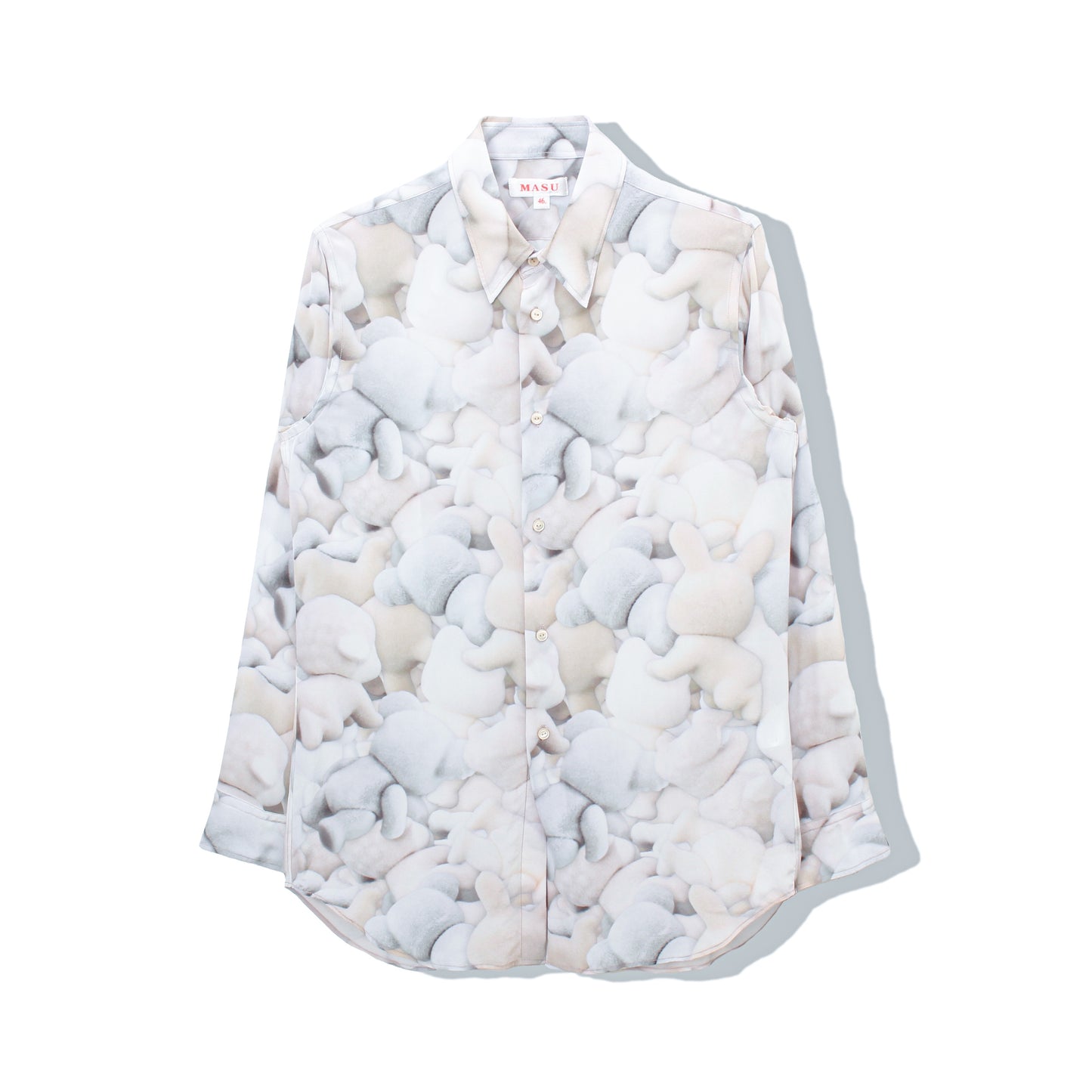 PRINT SILK SHIRT / FLOCKY DOLL