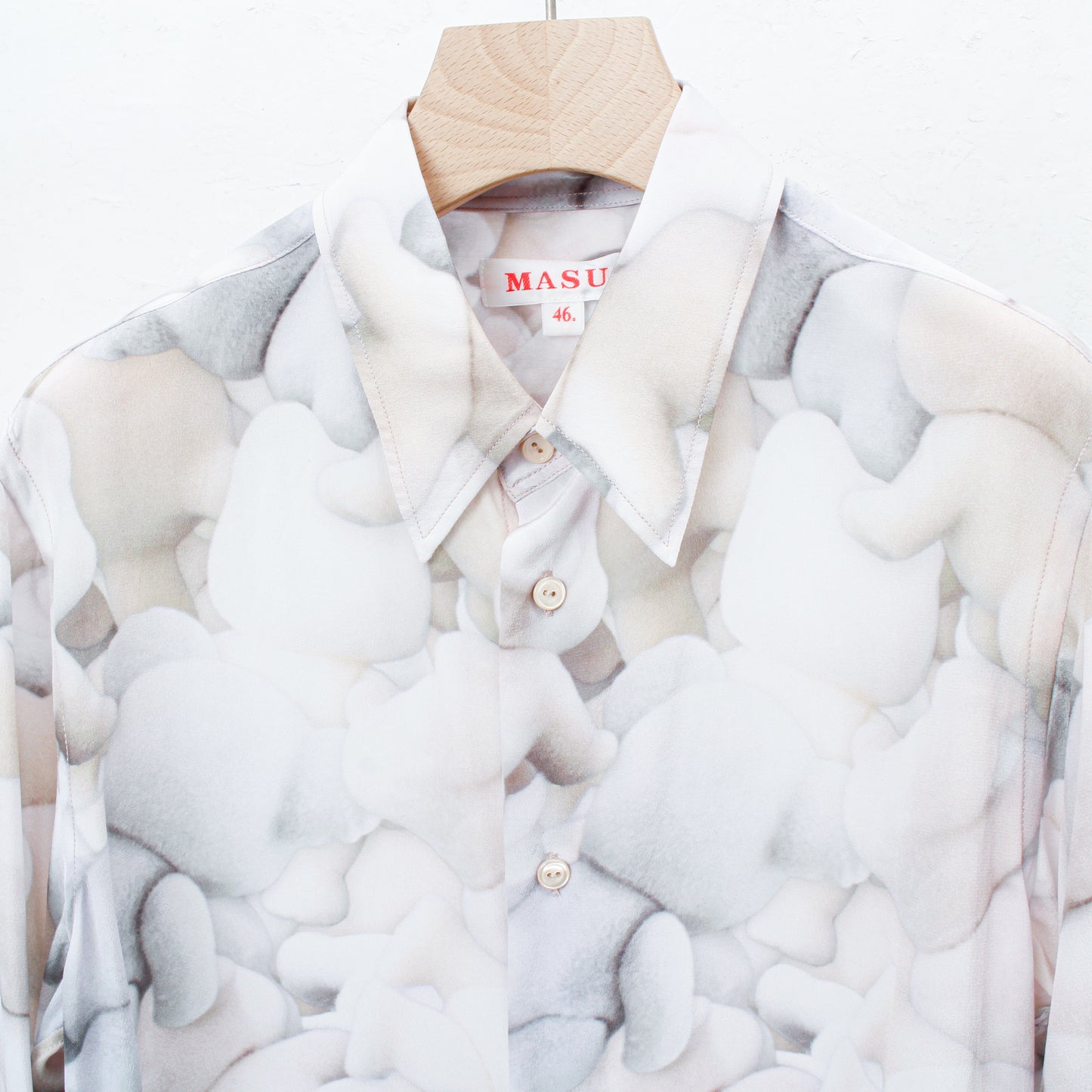 PRINT SILK SHIRT / FLOCKY DOLL