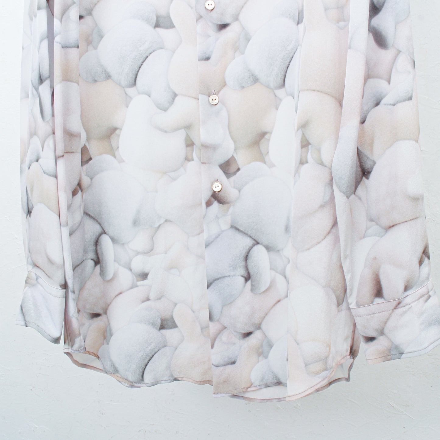 PRINT SILK SHIRT / FLOCKY DOLL