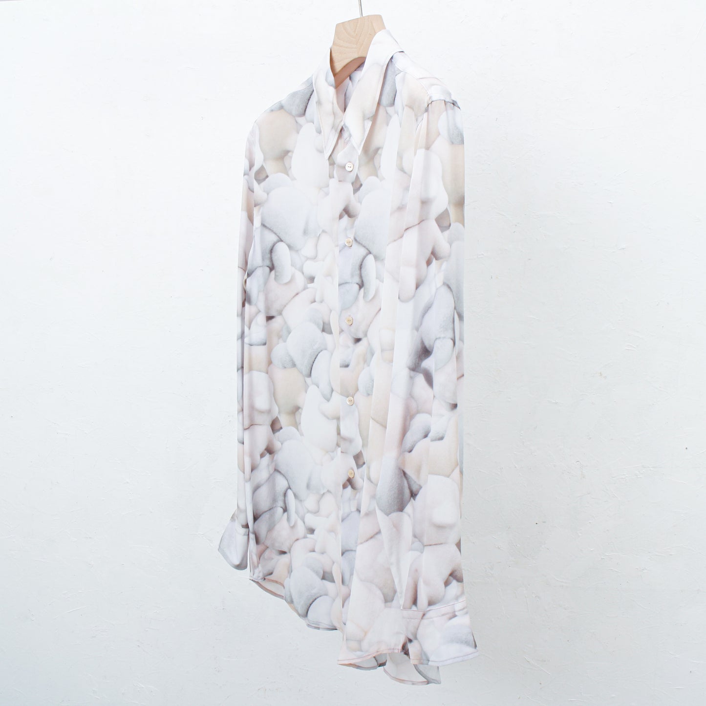 PRINT SILK SHIRT / FLOCKY DOLL