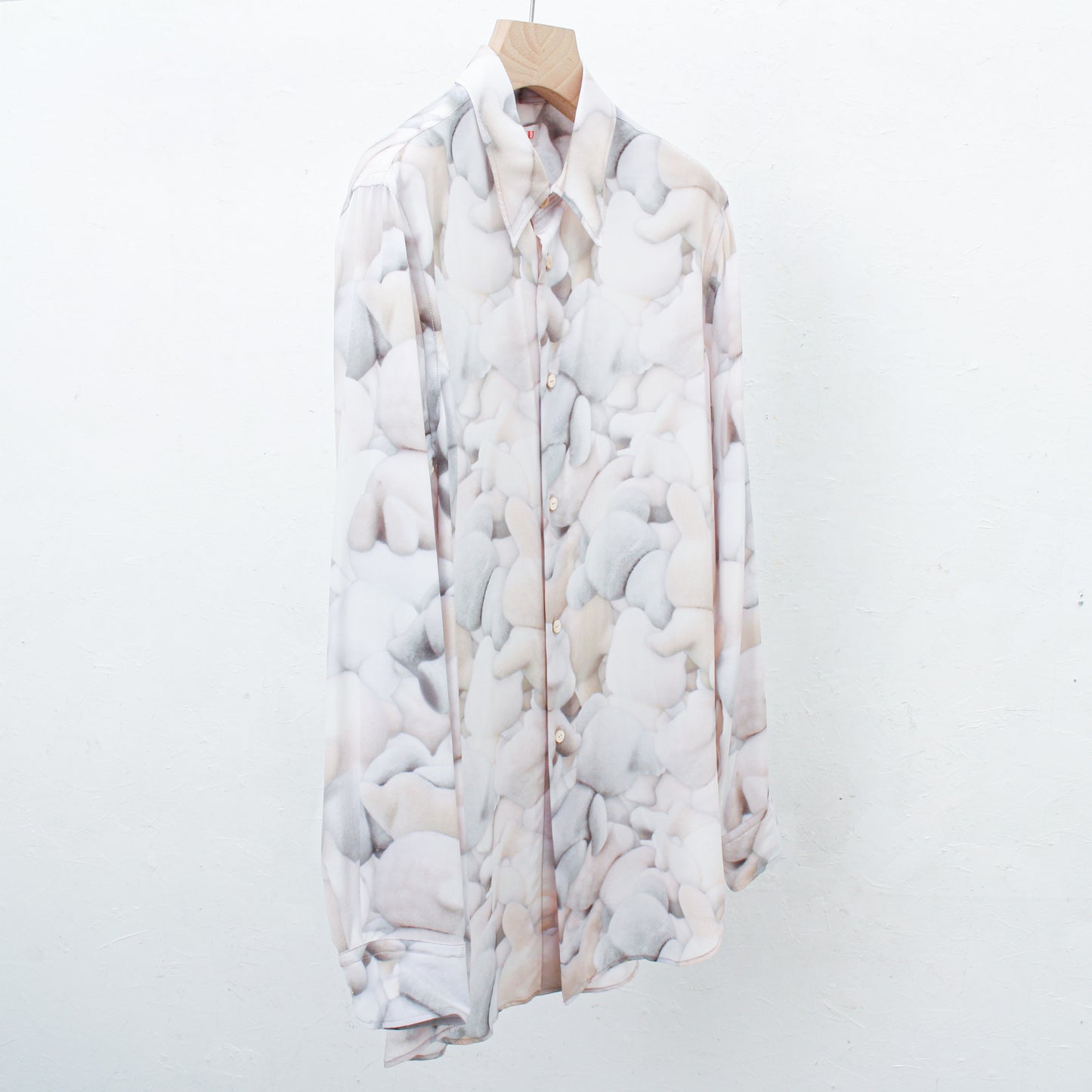 PRINT SILK SHIRT / FLOCKY DOLL