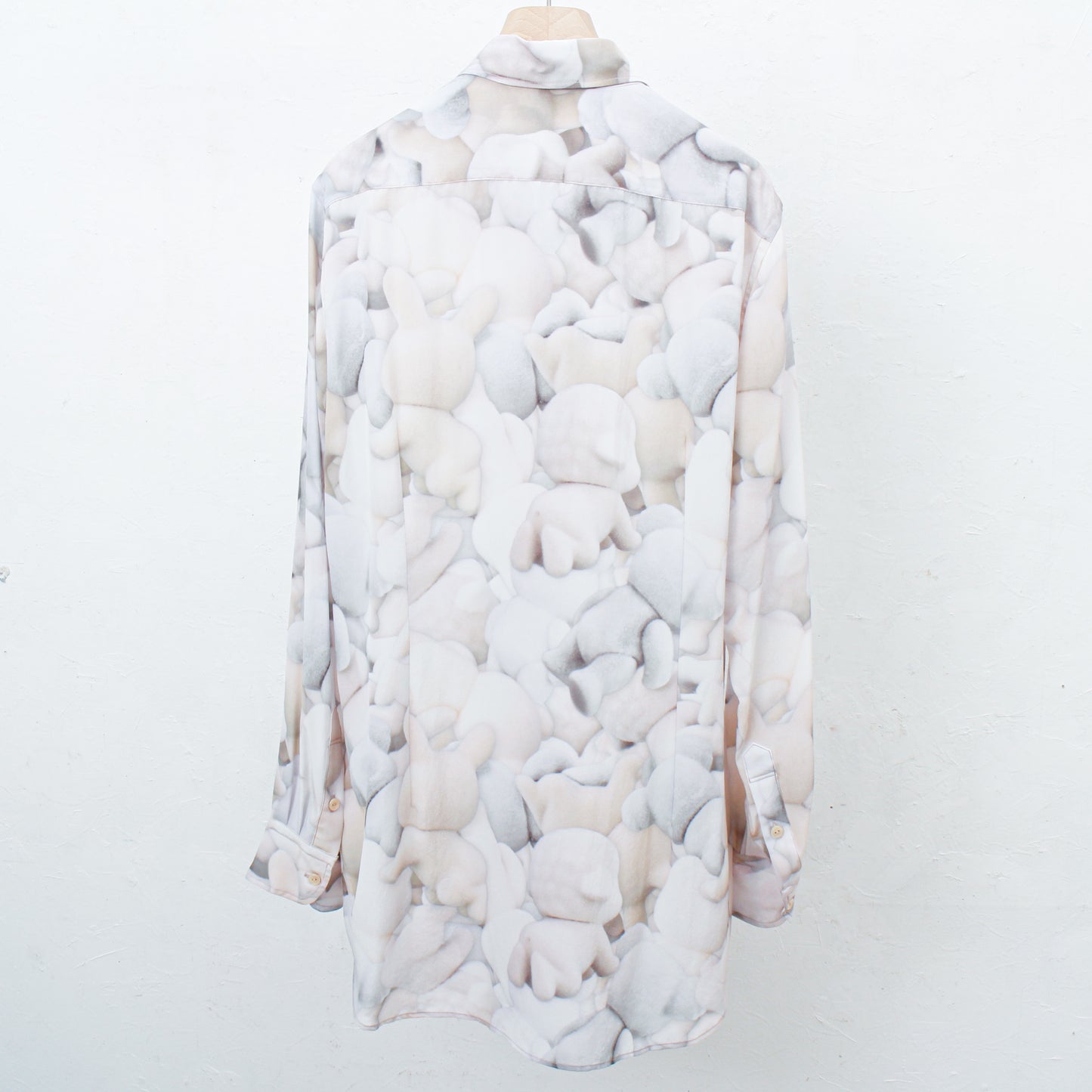 PRINT SILK SHIRT / FLOCKY DOLL