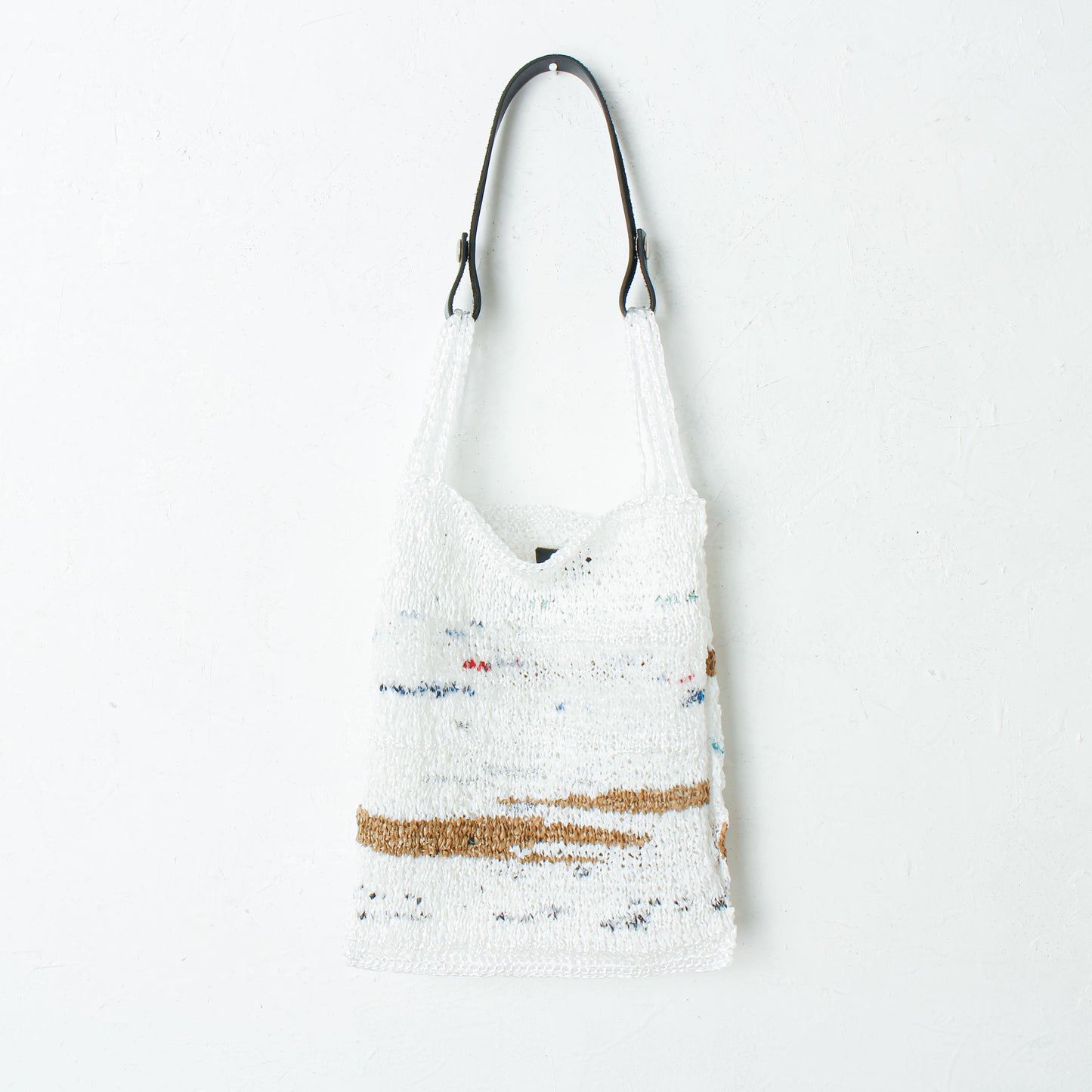 HAND KNIT PLASTIC BAG