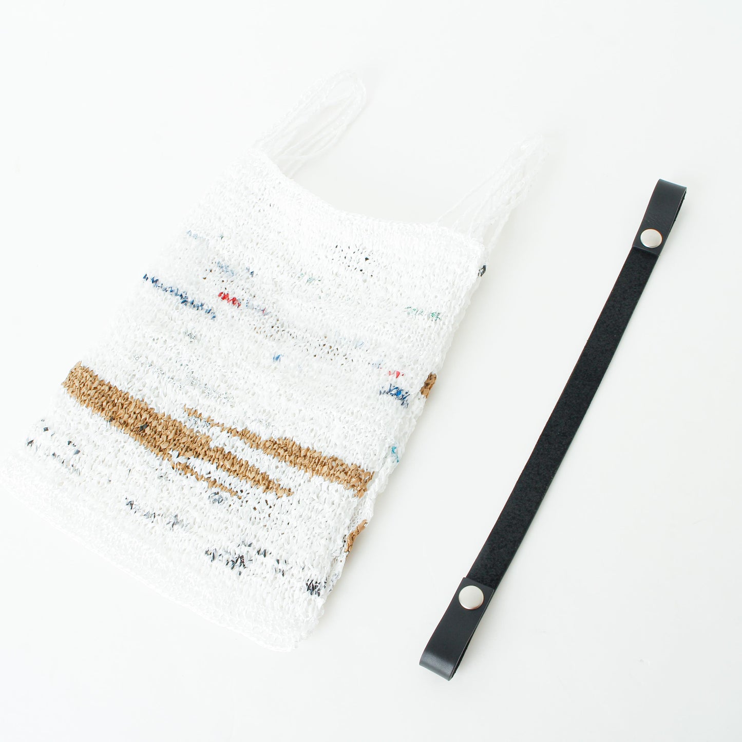 HAND KNIT PLASTIC BAG
