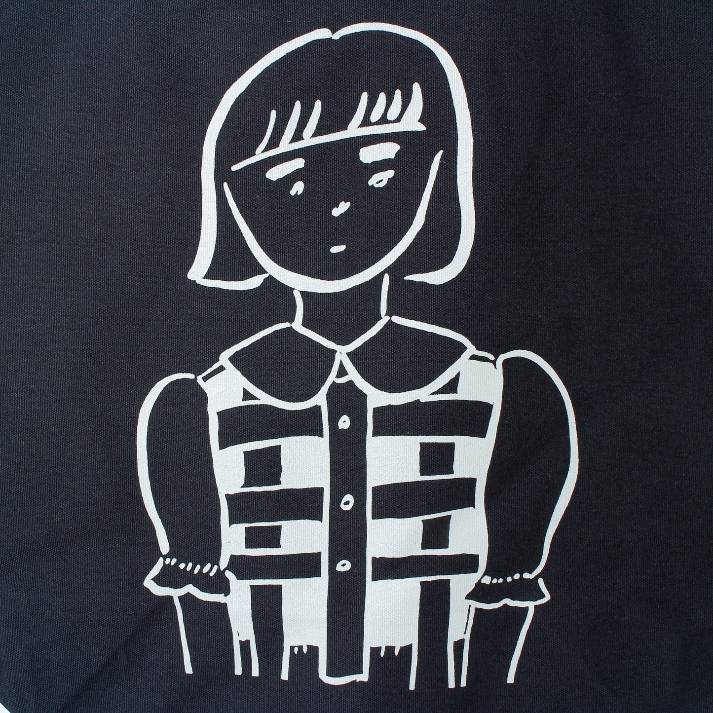 futatsukukuri/ちえちひろコラボトートバック/navy