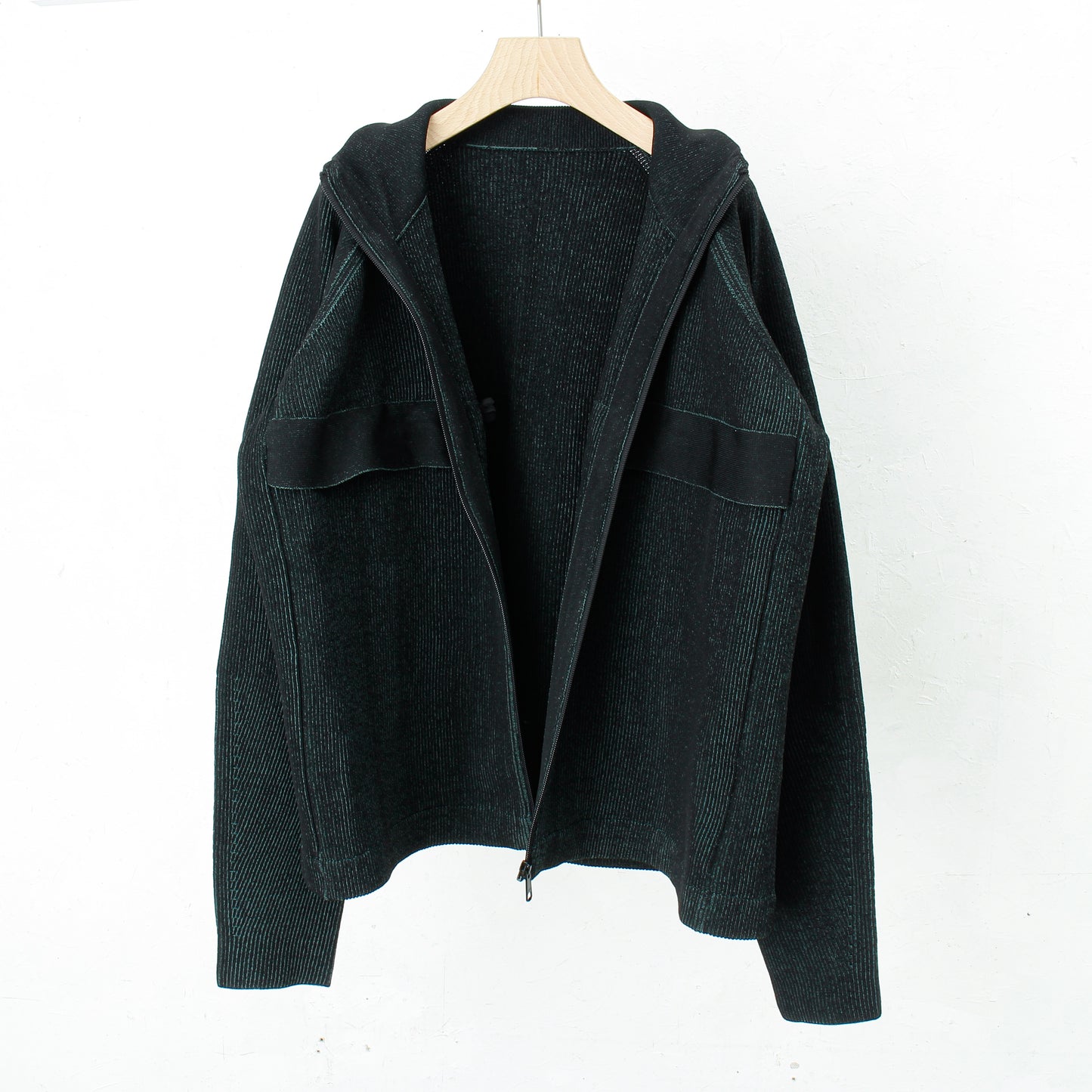 RIDGE KNIT JACKET /balck