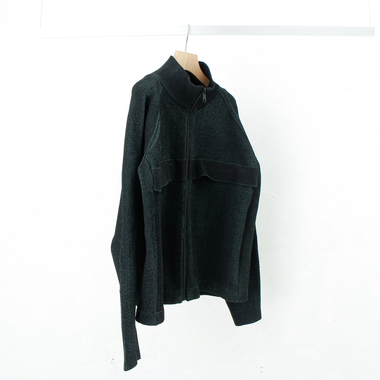 RIDGE KNIT JACKET /balck
