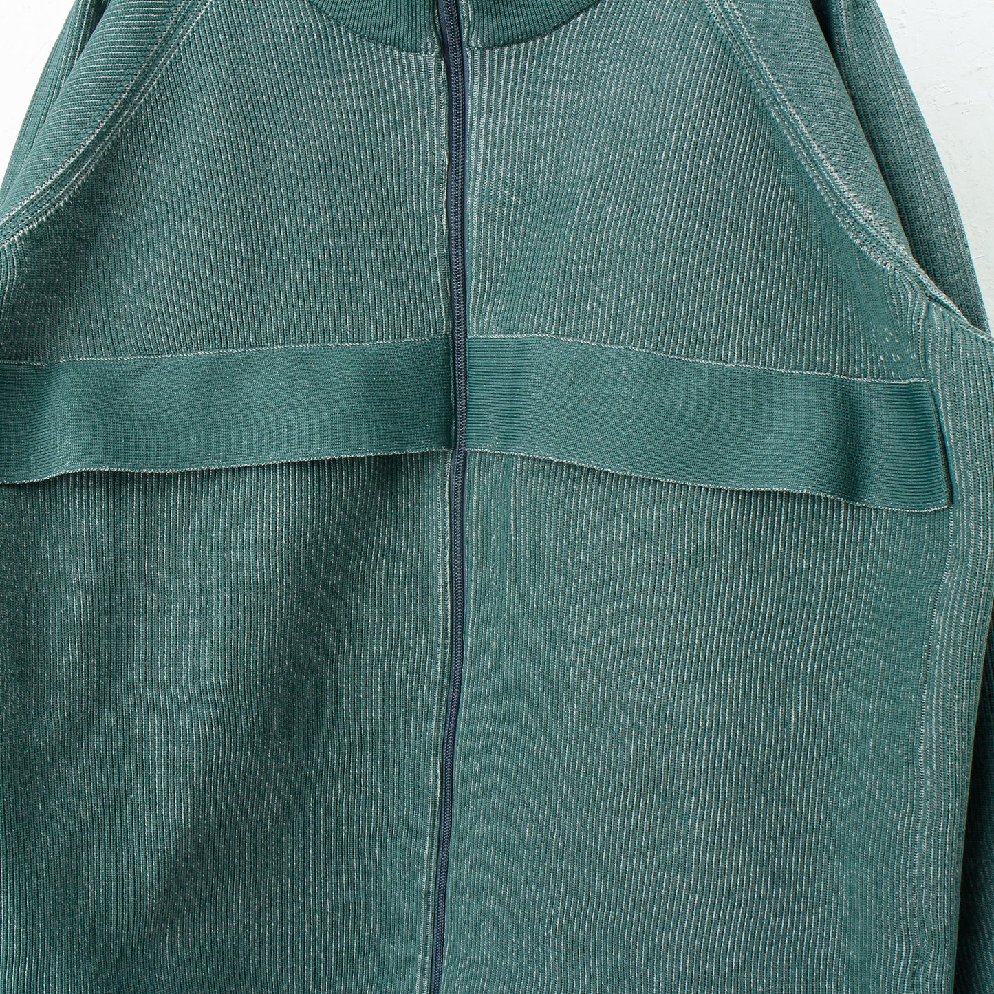 RIDGE KNIT JACKET /green