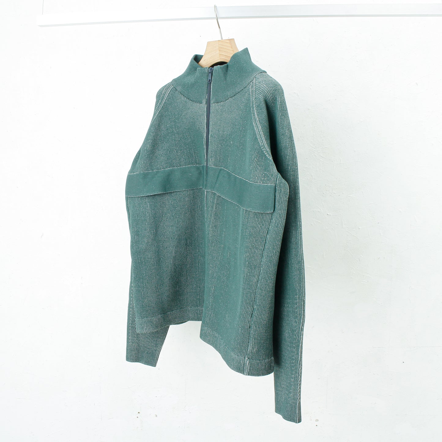 RIDGE KNIT JACKET /green