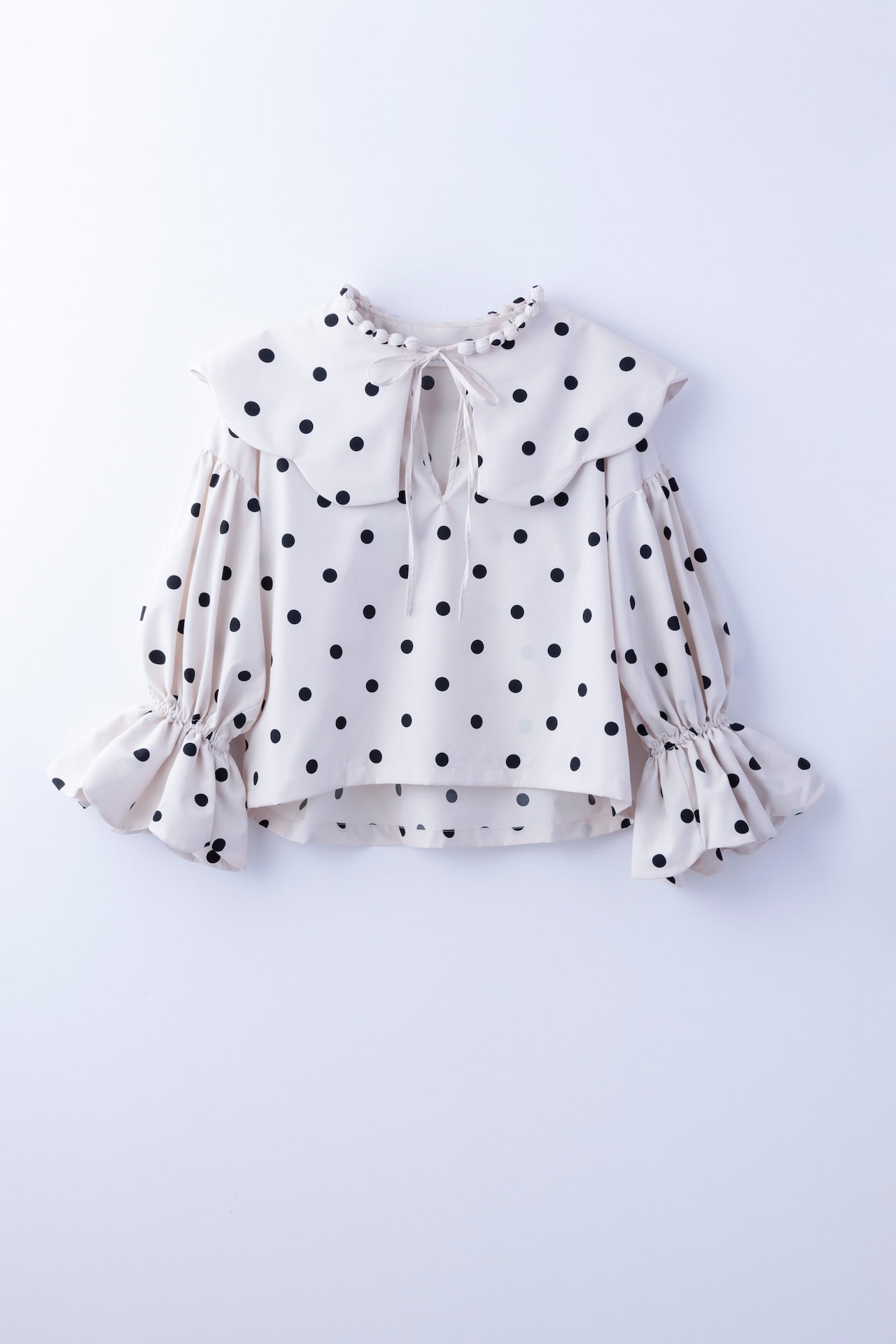 natsumi osawa/pearl scalloped blouse