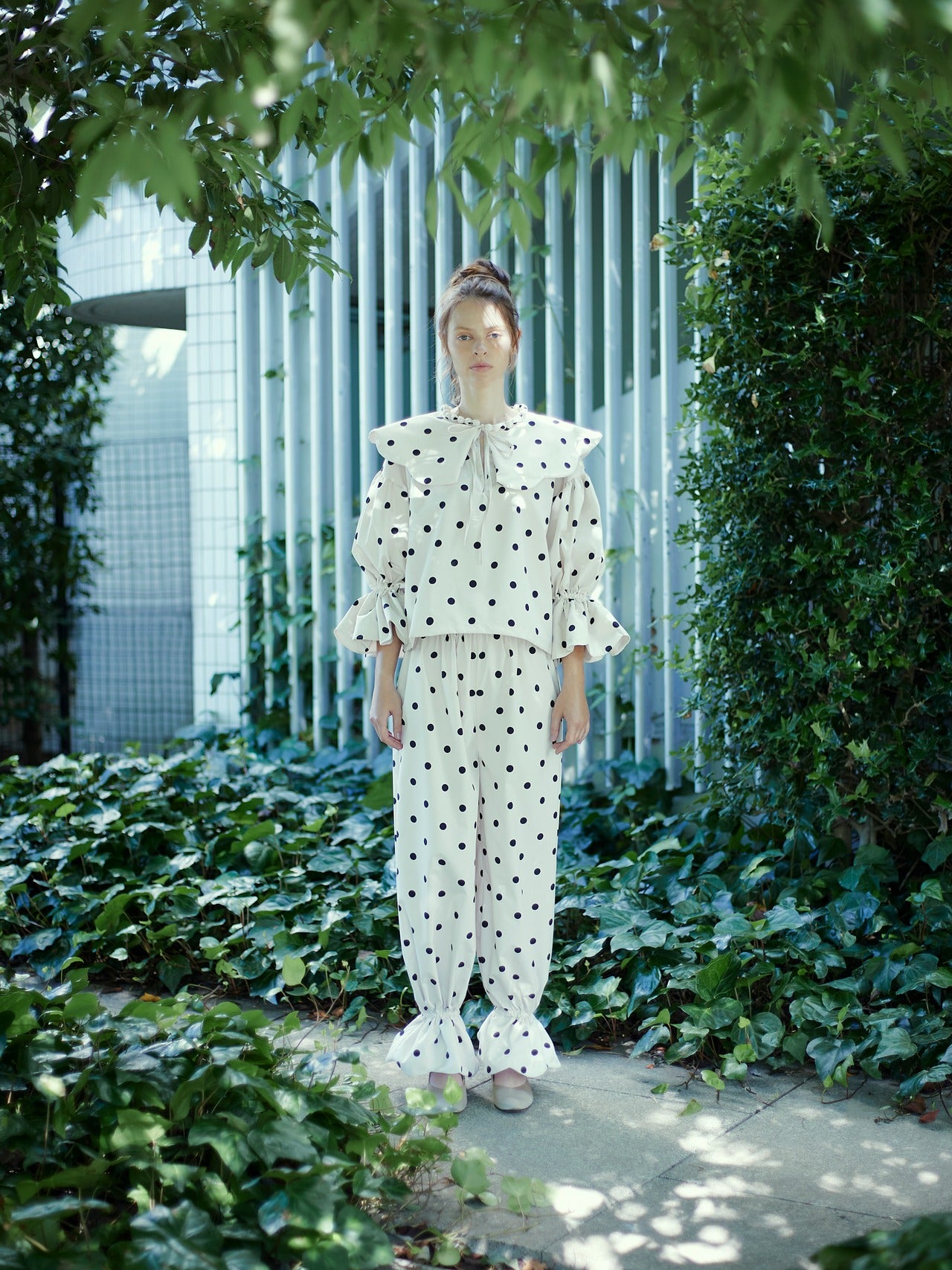 natsumi osawa/pearl scalloped blouse